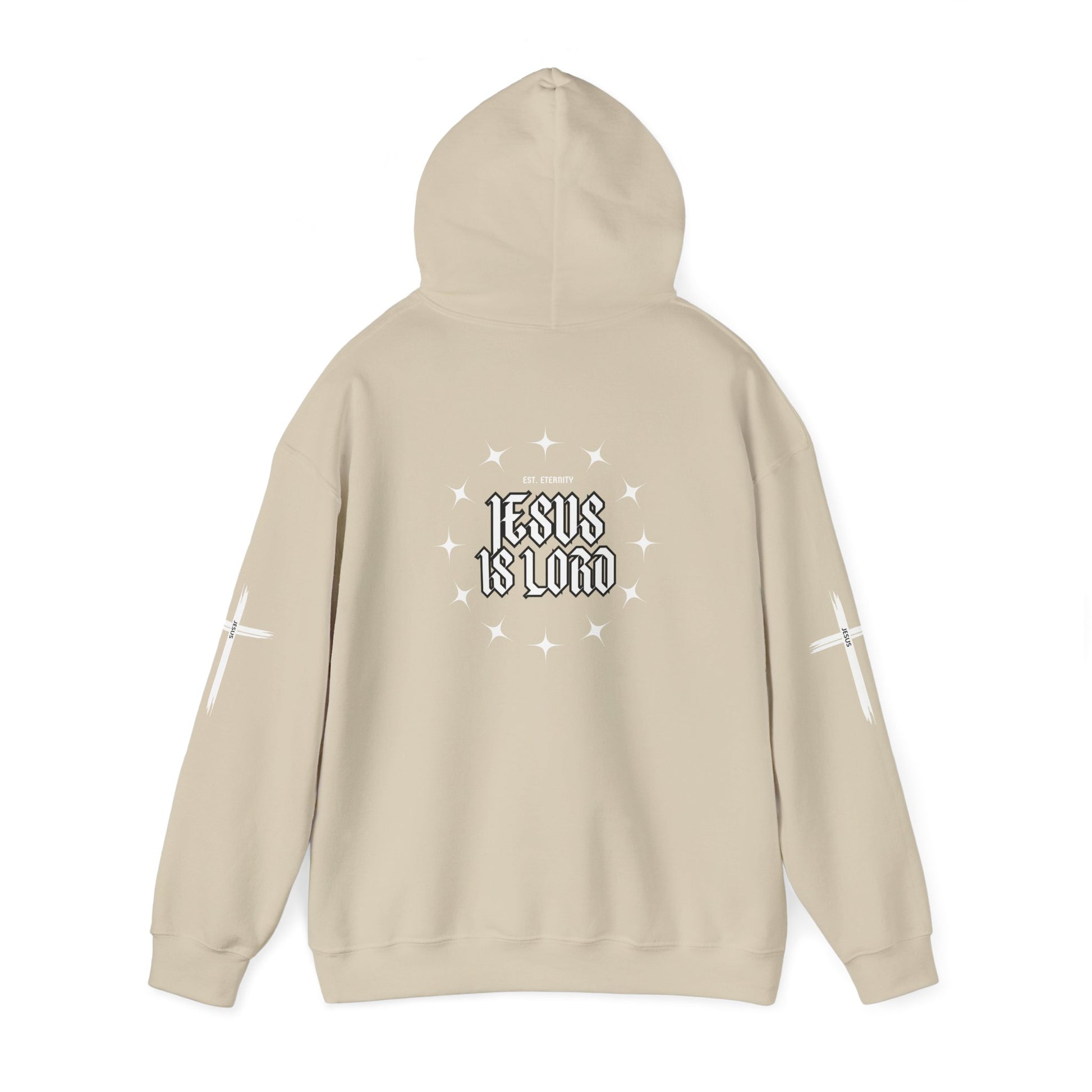 Unisex Heavy Hooded Sweatshirt - Jesus Is Lord Design