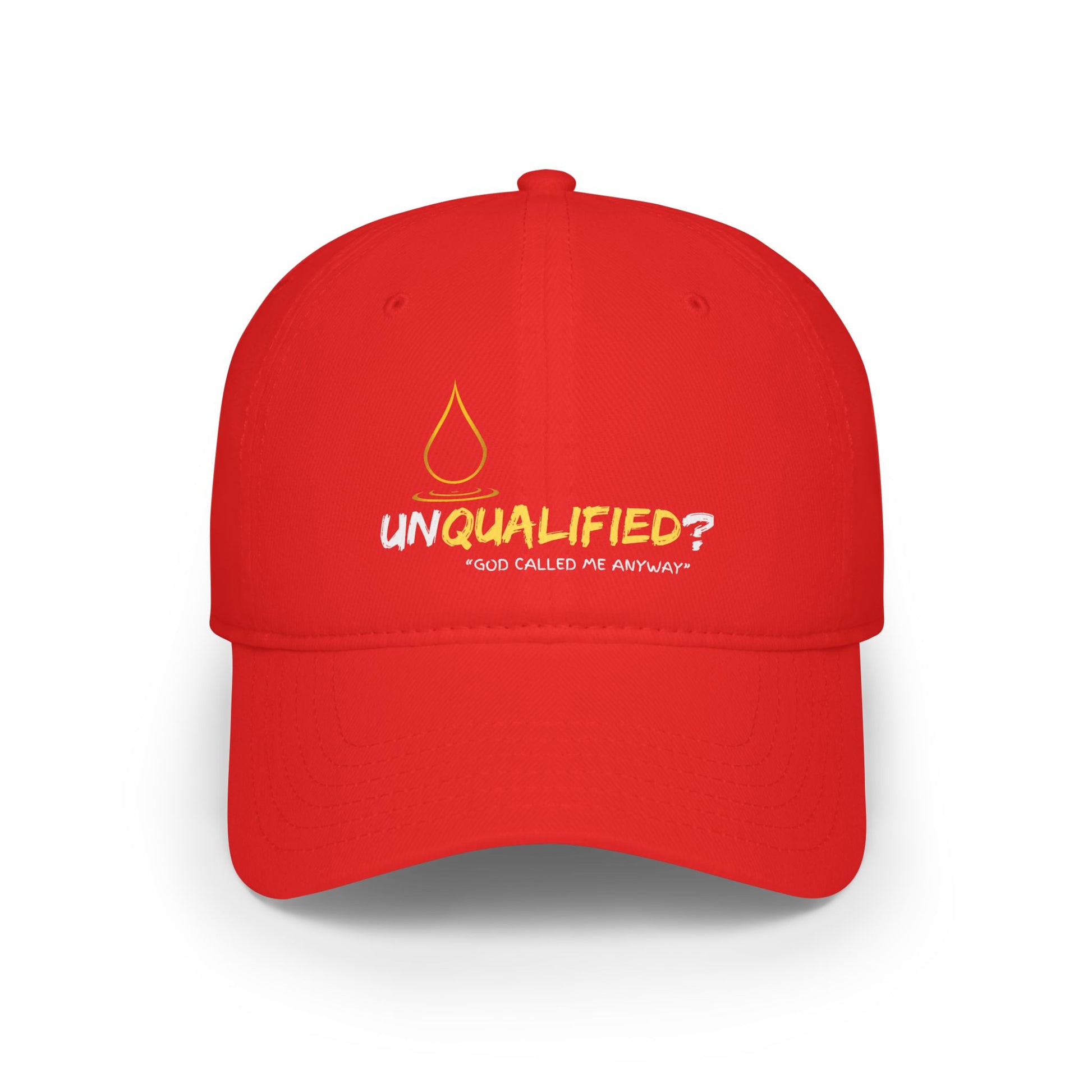 UNQUALIFIED? God Called Me Anyway Baseball Cap - Faith Inspired Low Profile Cap for Everyday Wear