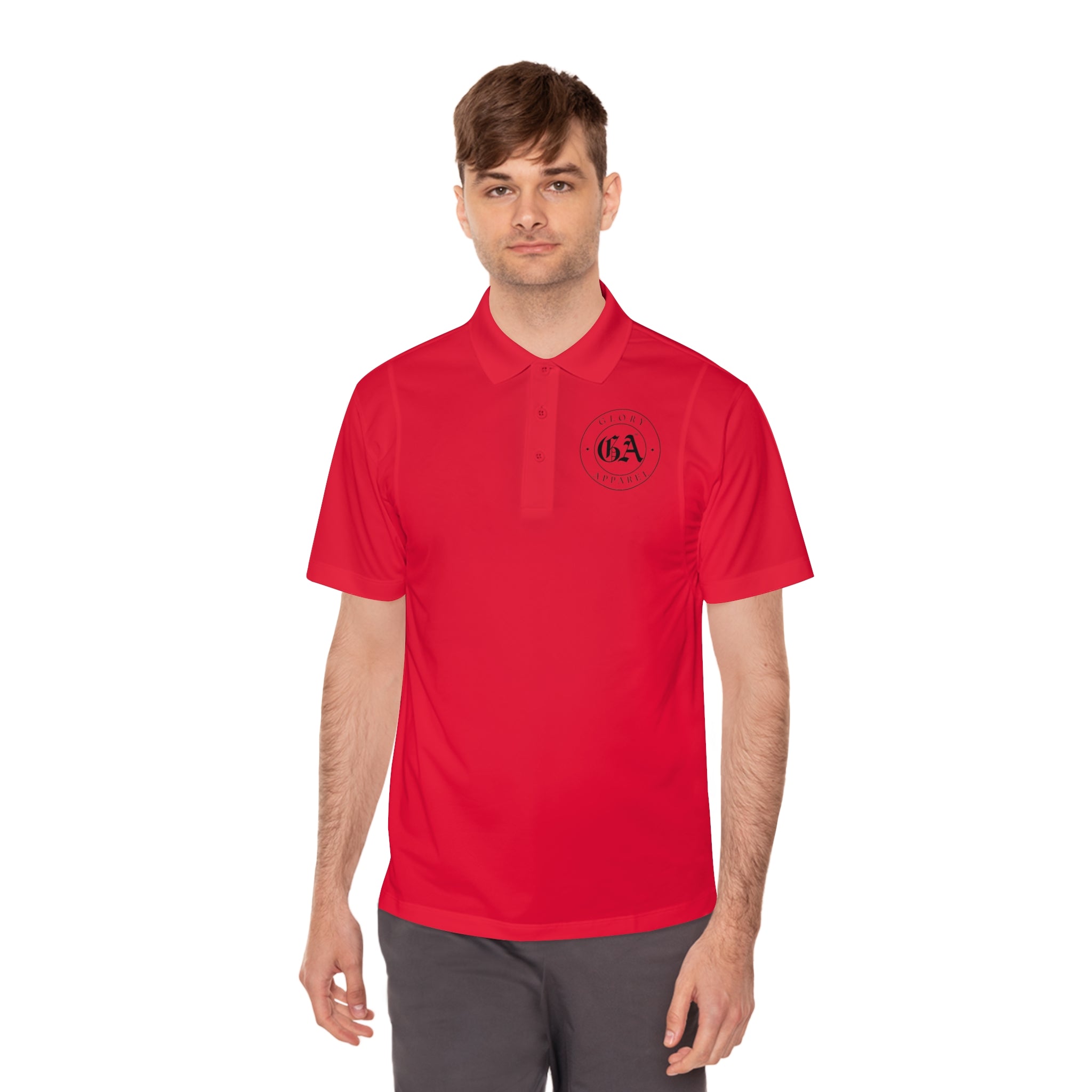 Collection of Glory Apparel Premium Men's Sport Polo Shirt - Comfortable Performance Wear for Active Lifestyles in a gallery layout