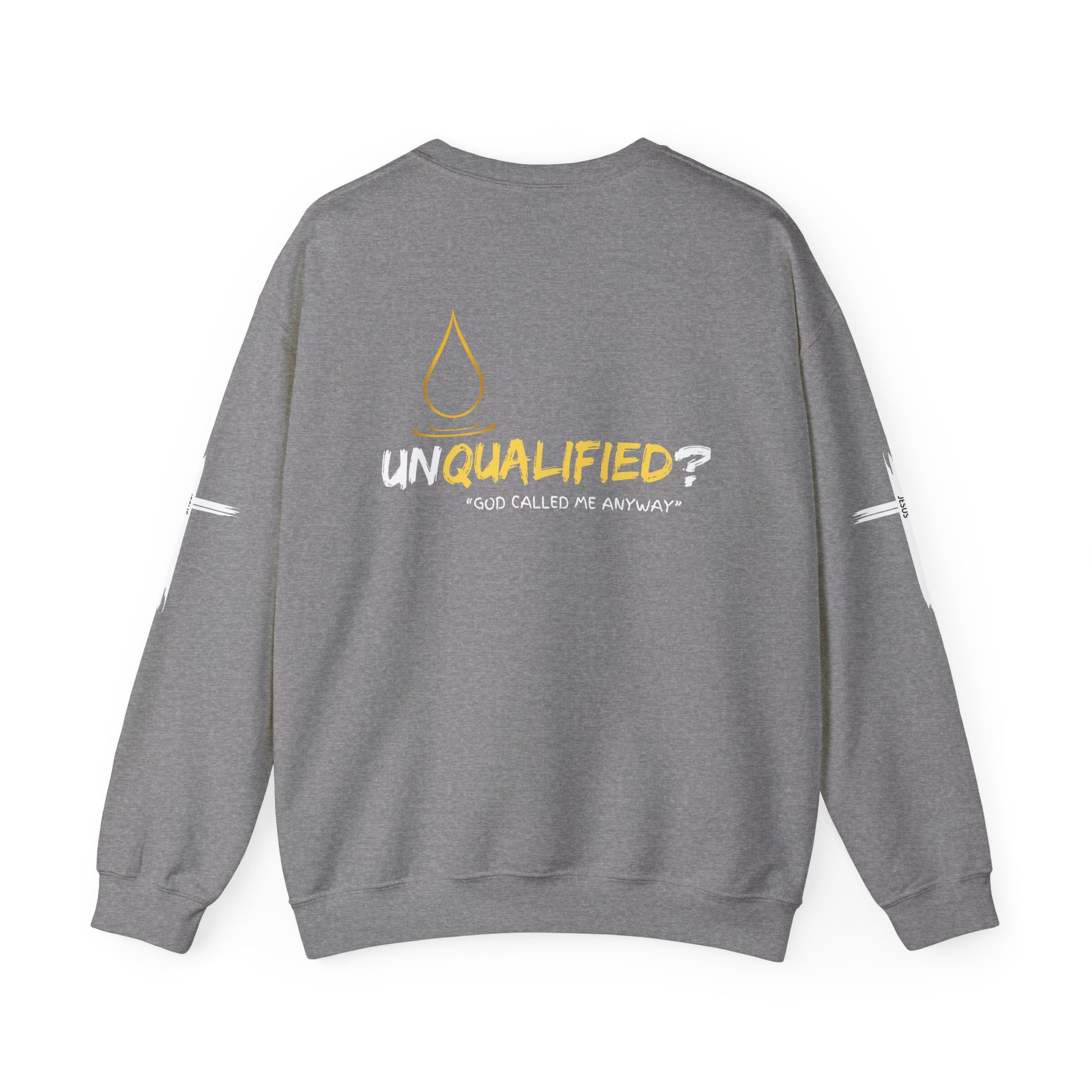 QUALIFIED "God Called Me Anyway" Unisex Crewneck Sweatshirt - Cozy Motivational Apparel