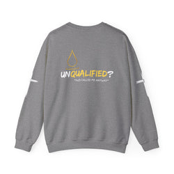 Collection of QUALIFIED "God Called Me Anyway" Unisex Crewneck Sweatshirt - Cozy Motivational Apparel in a gallery layout