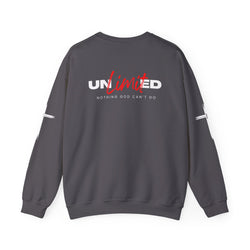 Collection of Unlimited "Nothing God Can't Do" Crewneck Sweatshirt - Motivational Everyday Wear in a gallery layout