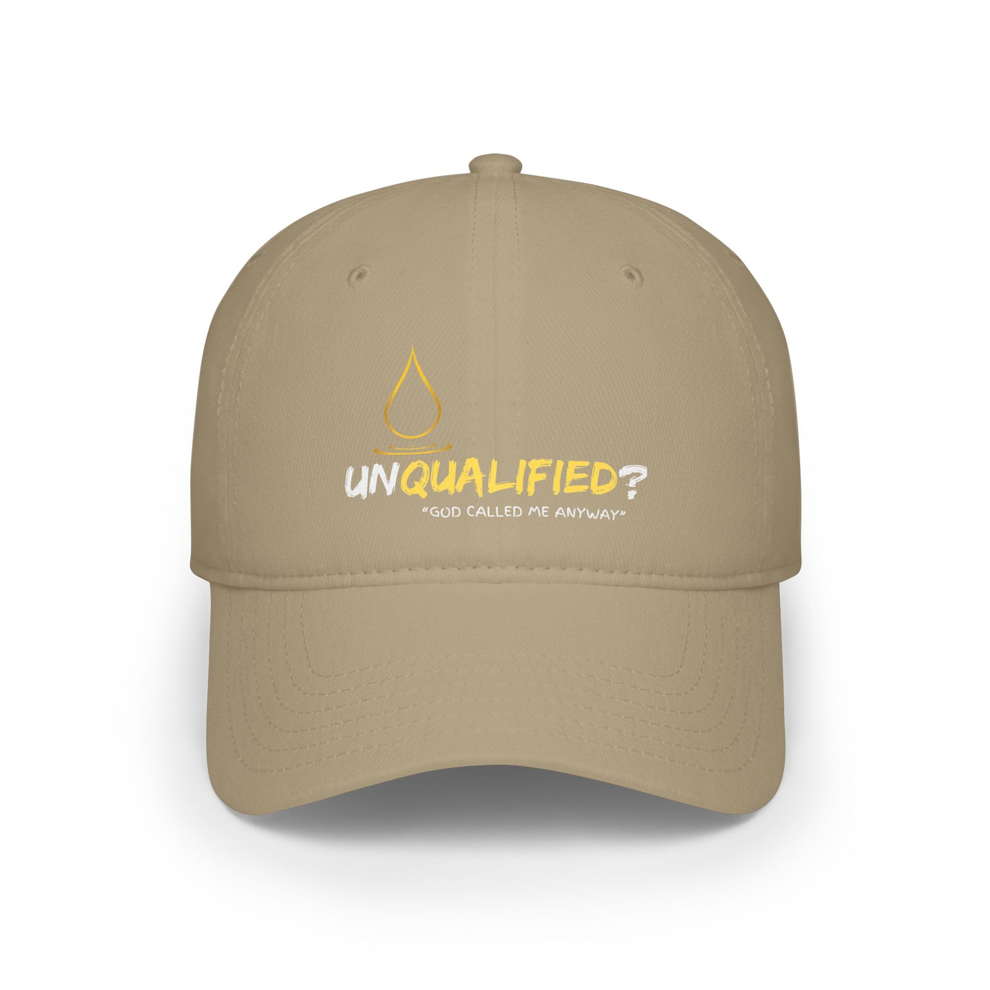 UNQUALIFIED? God Called Me Anyway Baseball Cap - Faith Inspired Low Profile Cap for Everyday Wear