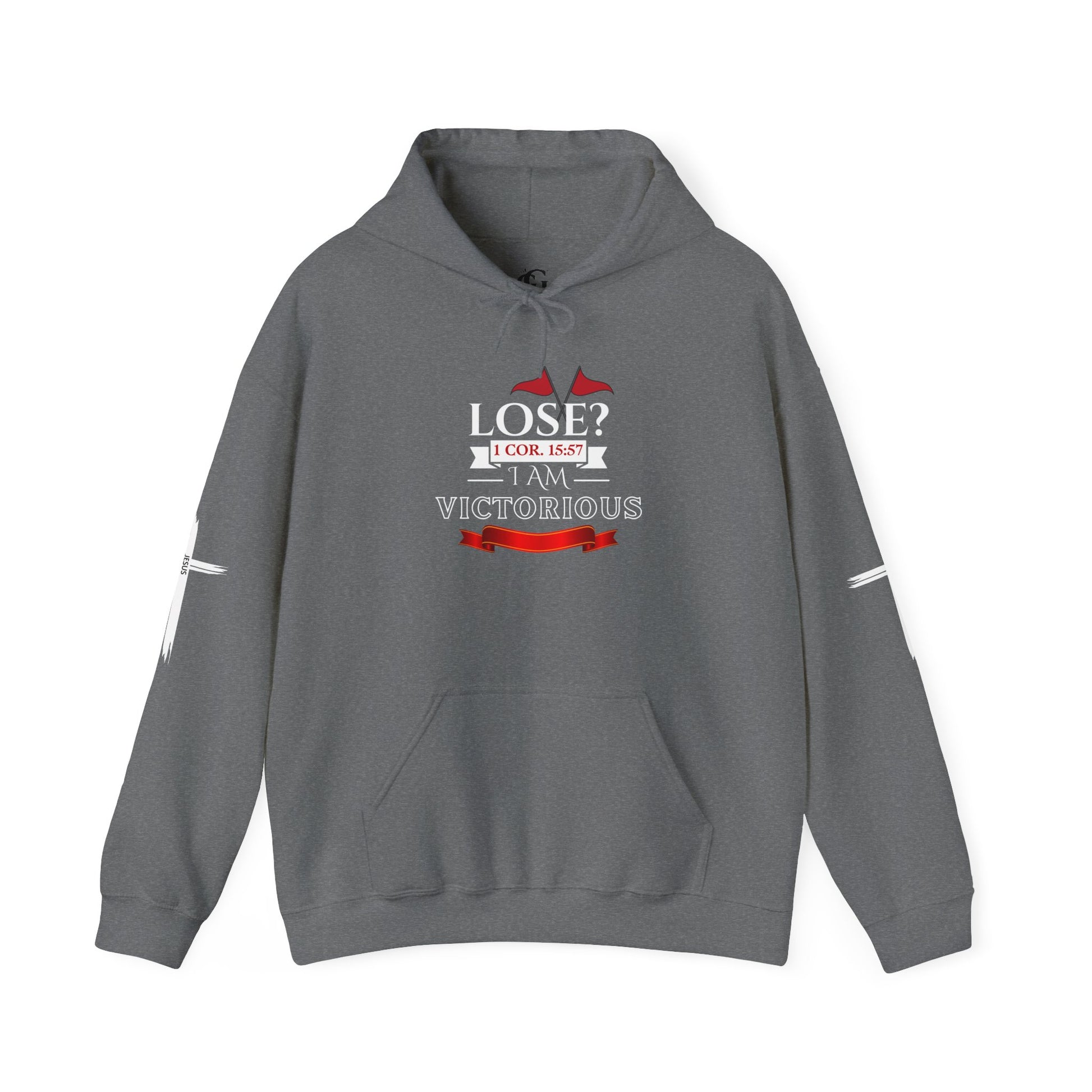 Victorious Faith Hooded Sweatshirt - Inspirational Christian Apparel