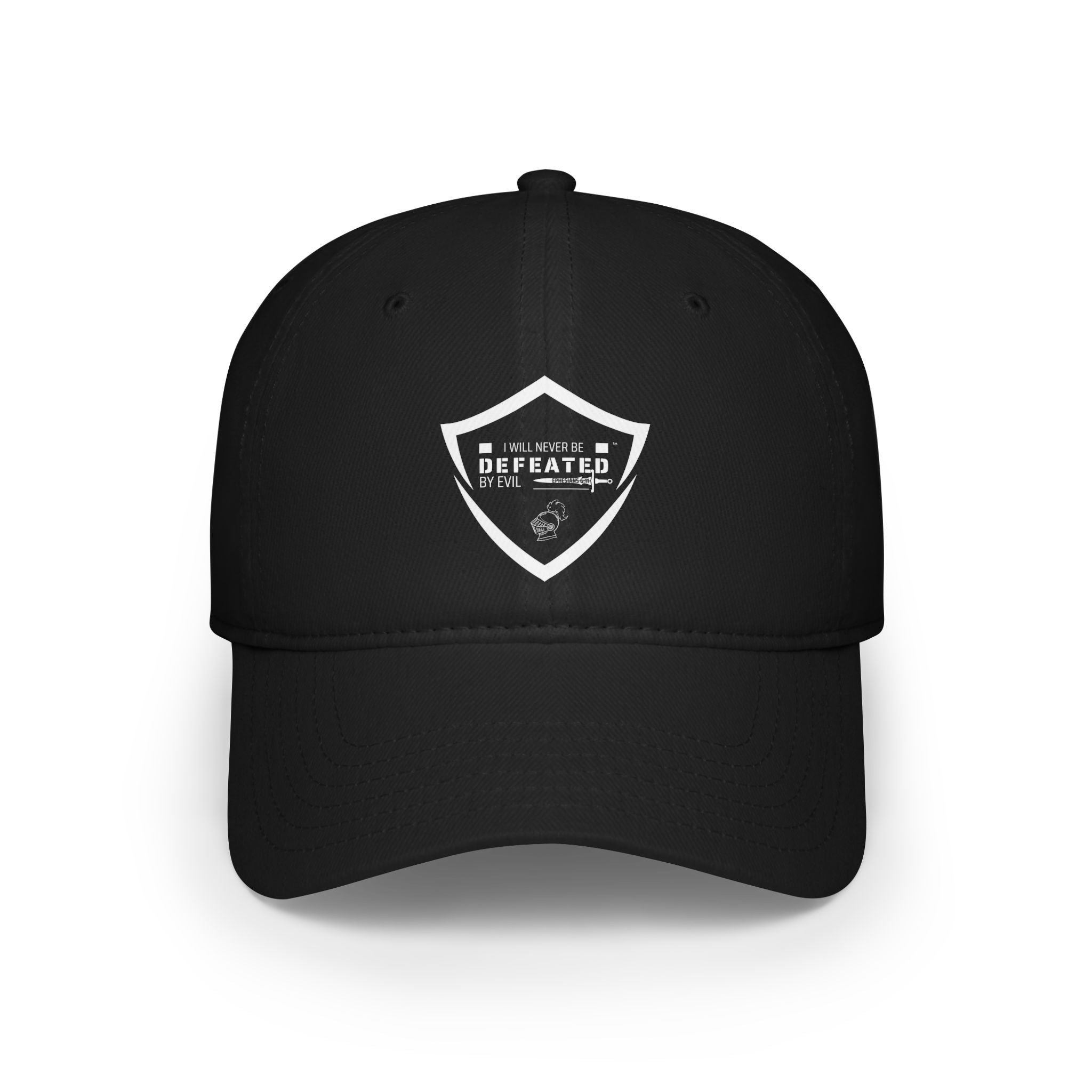 Collection of Overcome Evil Baseball Cap - Invincible & Never Defeated Design in a gallery layout