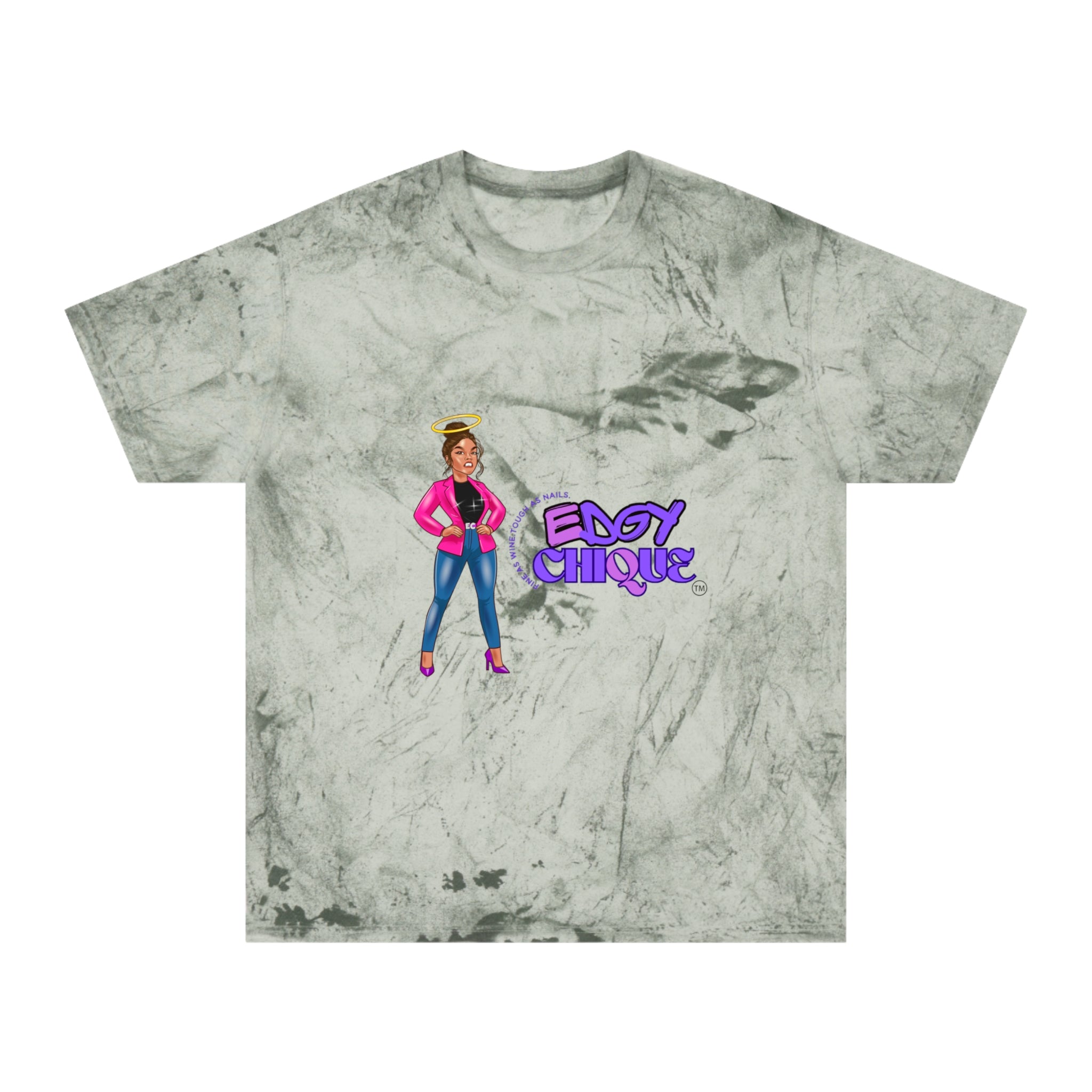 Collection of Edgy Chique Color Blast Unisex T-Shirt - Trendy & Fun Graphic Tee in a gallery layout