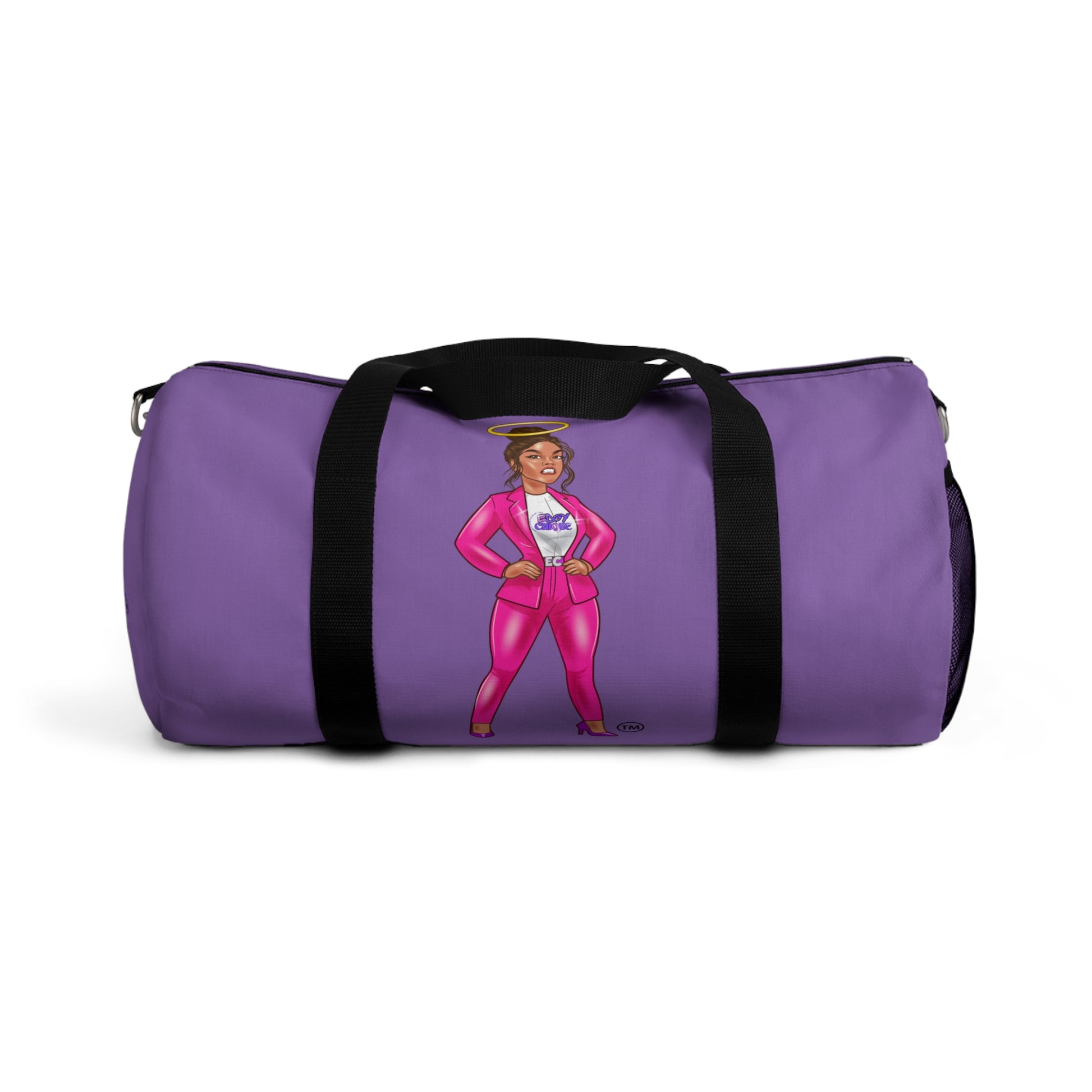 Edgy Chique Empowerment Duffel Bag - Bold Design for Fitness & Travel