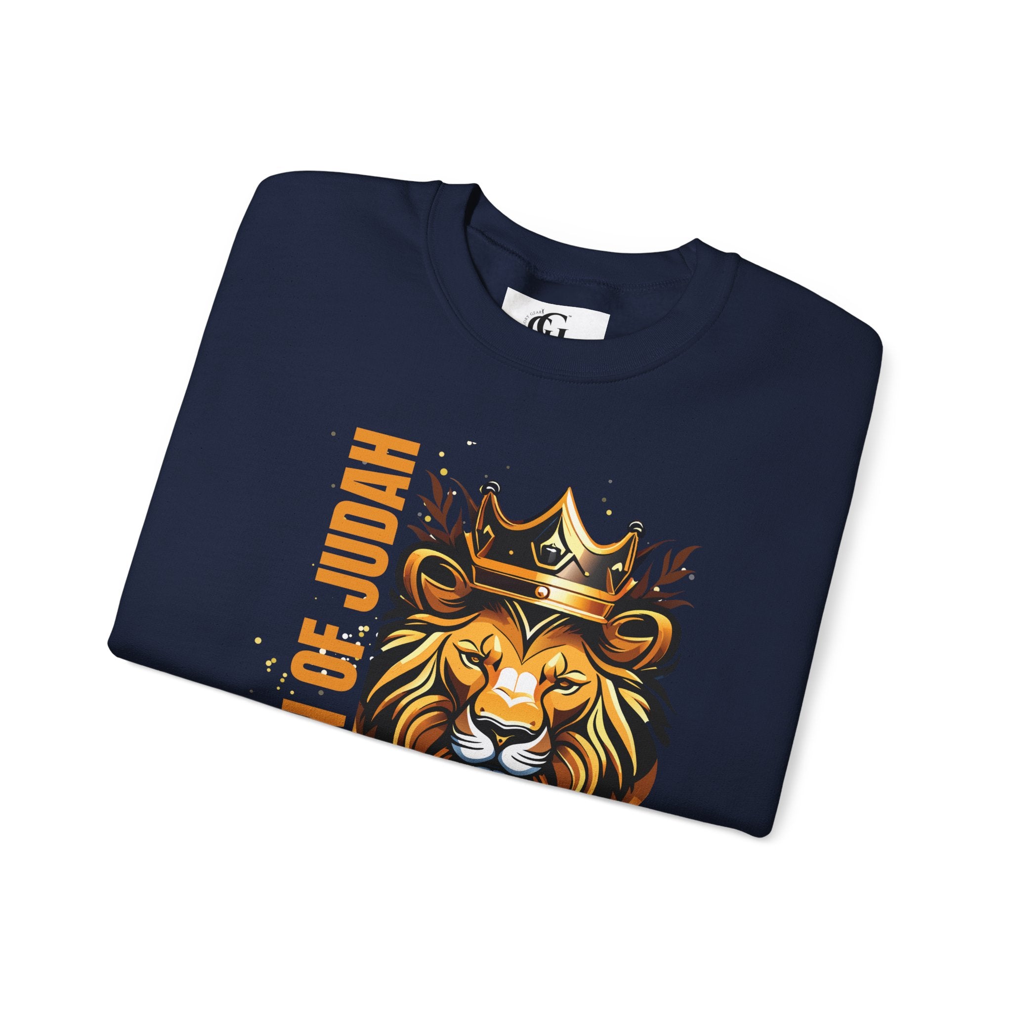 Collection of Lion of Judah Unisex Crewneck Sweatshirt - Faith-Inspired Apparel in a gallery layout