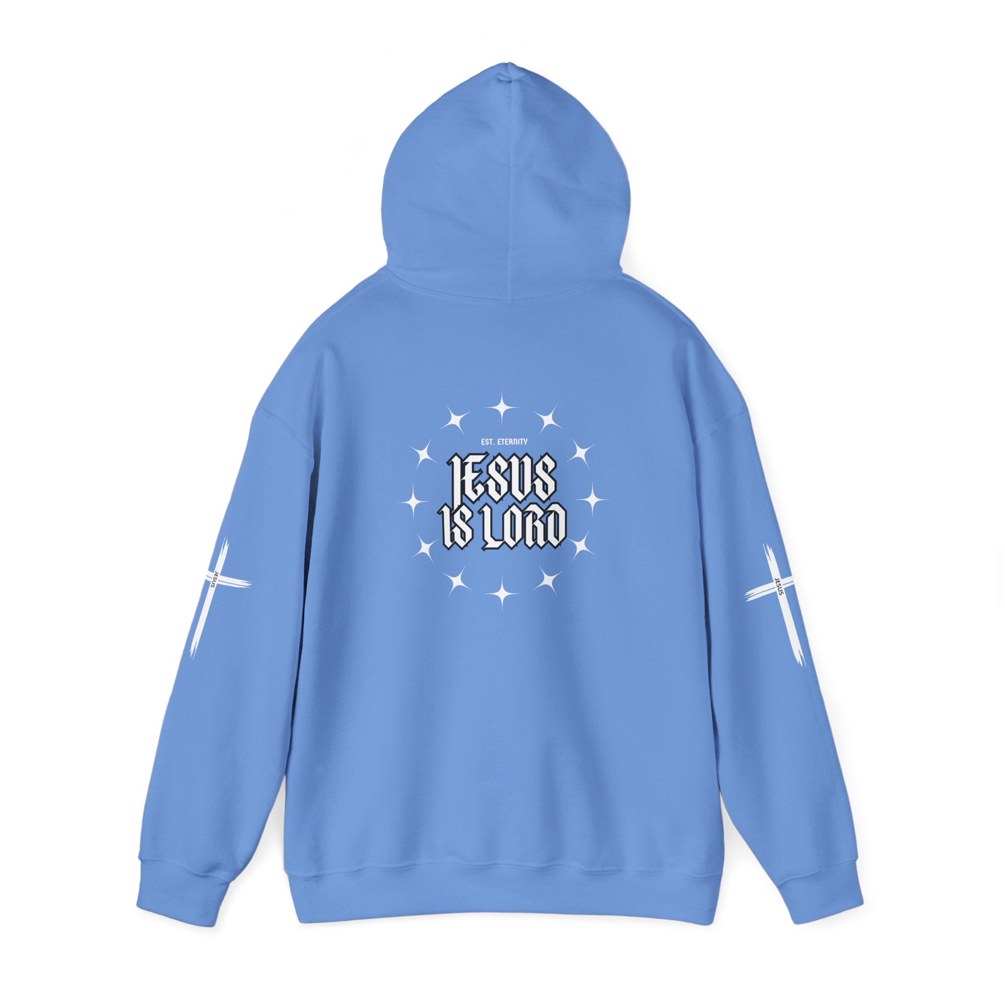 Collection of Unisex Heavy Hooded Sweatshirt - Jesus Is Lord Design in a gallery layout