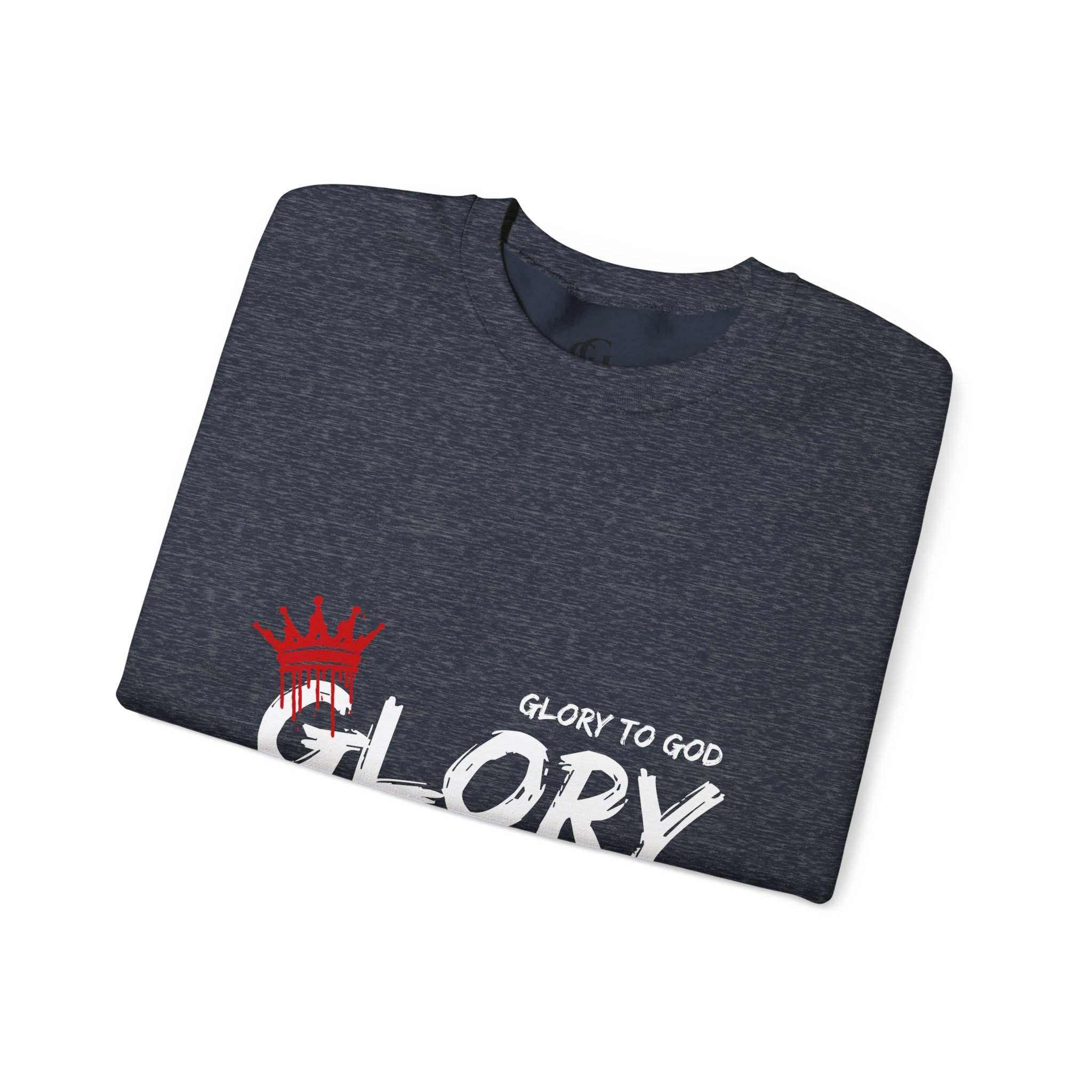 Collection of Glory to God for the Things He Has Done - Unisex Crewneck Sweatshirt in a gallery layout