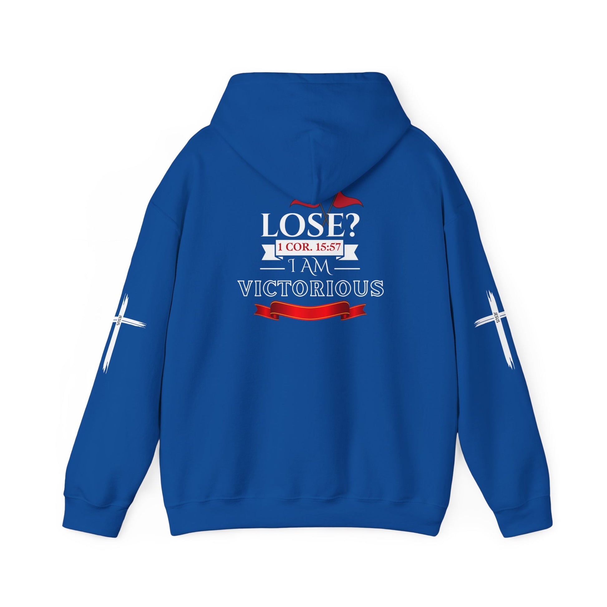 Victorious Faith Hooded Sweatshirt - Inspirational Christian Apparel