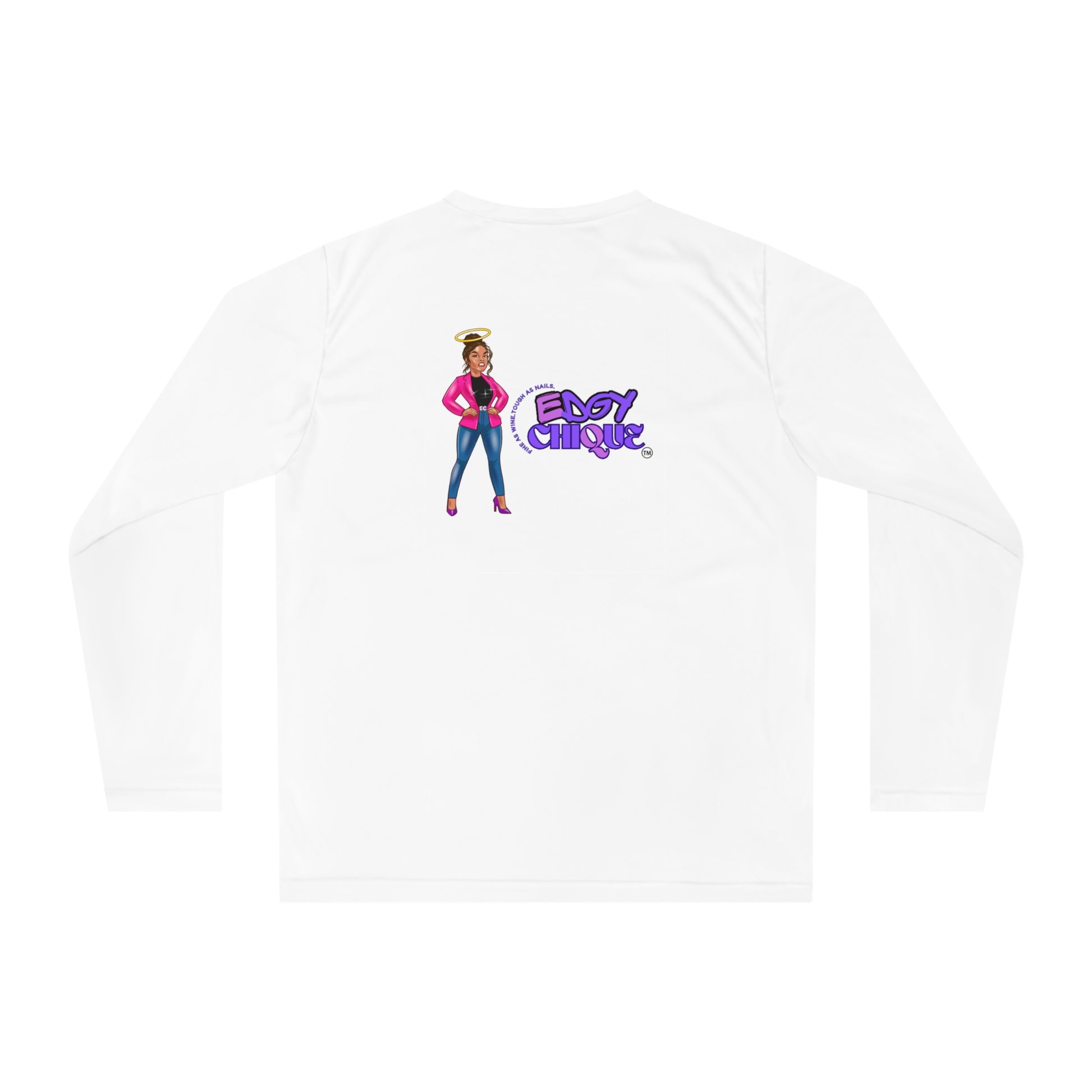 Performance Long Sleeve Shirt - Edgy Clique Graphic Tee for Active Lifestyle