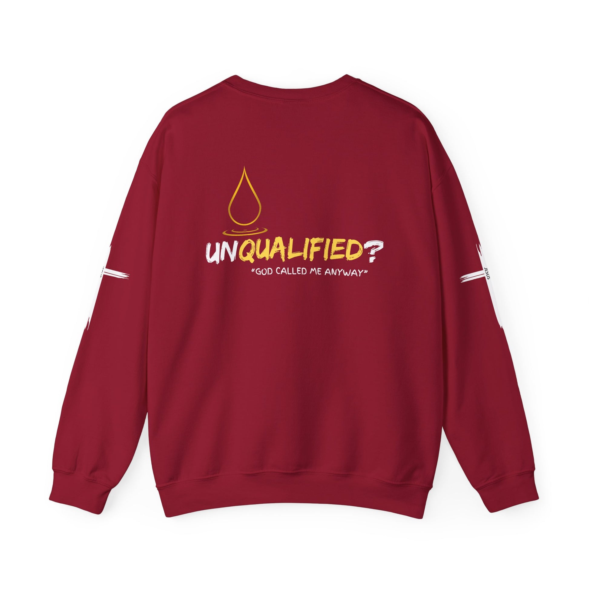 QUALIFIED "God Called Me Anyway" Unisex Crewneck Sweatshirt - Cozy Motivational Apparel