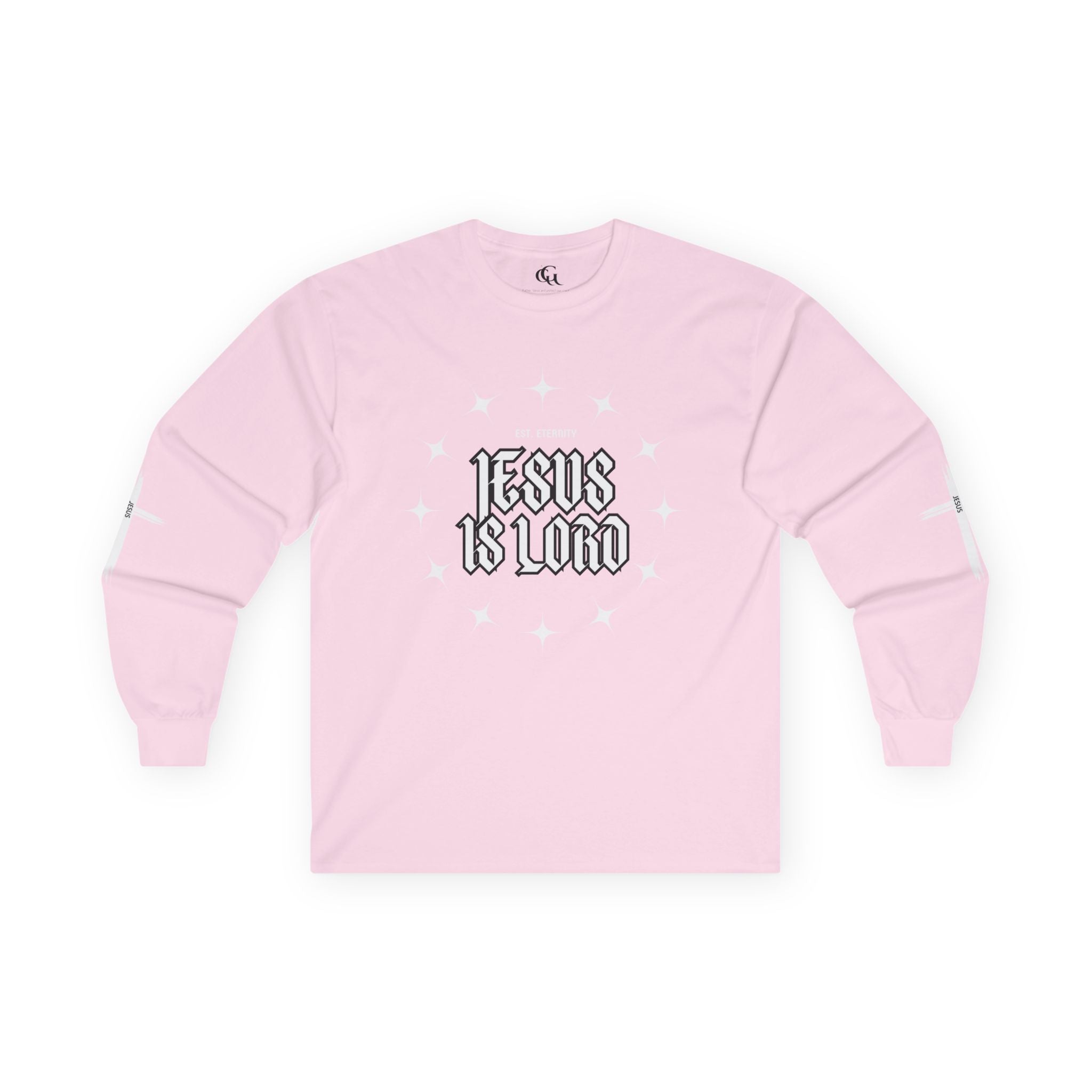 Collection of Faith-Inspired Unisex Long Sleeve Tee - 'Jesus is Lord' Design in a gallery layout