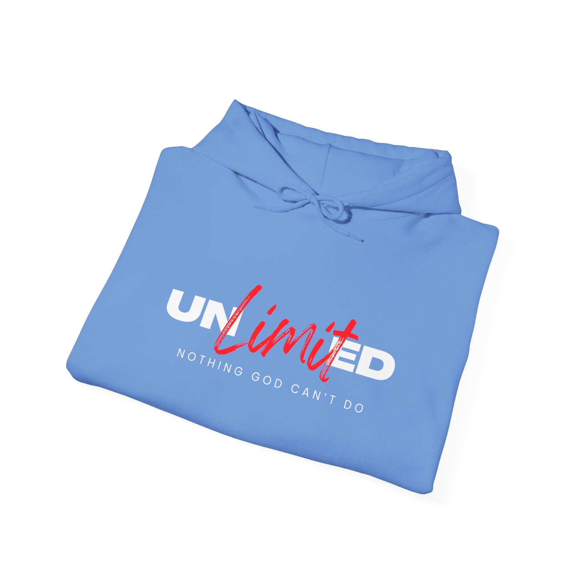 "UNLIMITED: Nothing God Can't Do" - Faith-Inspired Hoodie