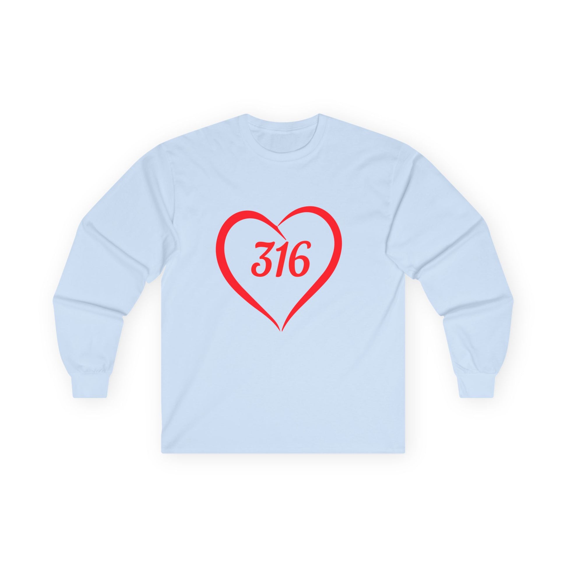 Heart 316 Unisex Ultra Cotton Long Sleeve Tee - Perfect Gift for Faith & Love Events