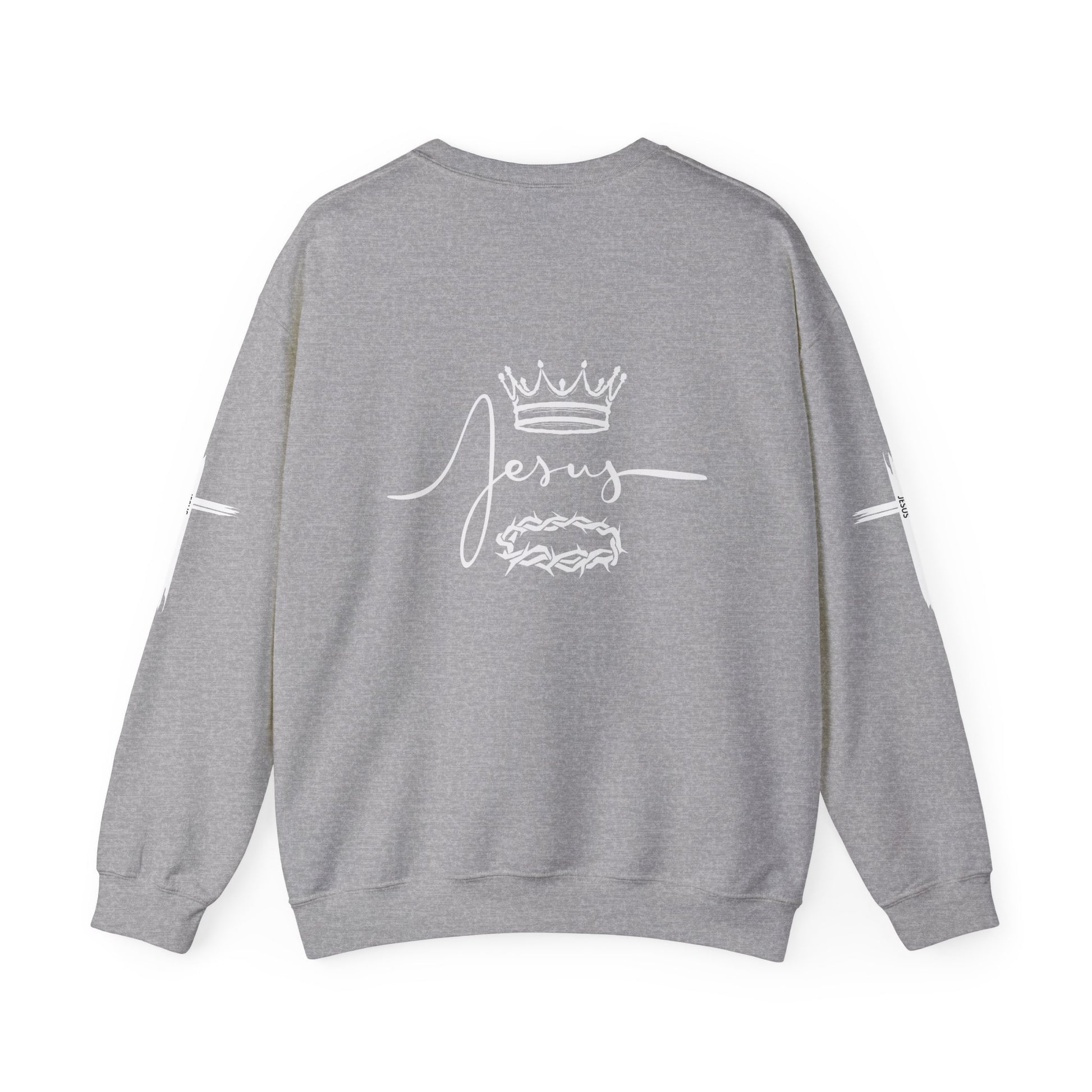 Jesus Crown & Thorns Unisex Crewneck Sweatshirt