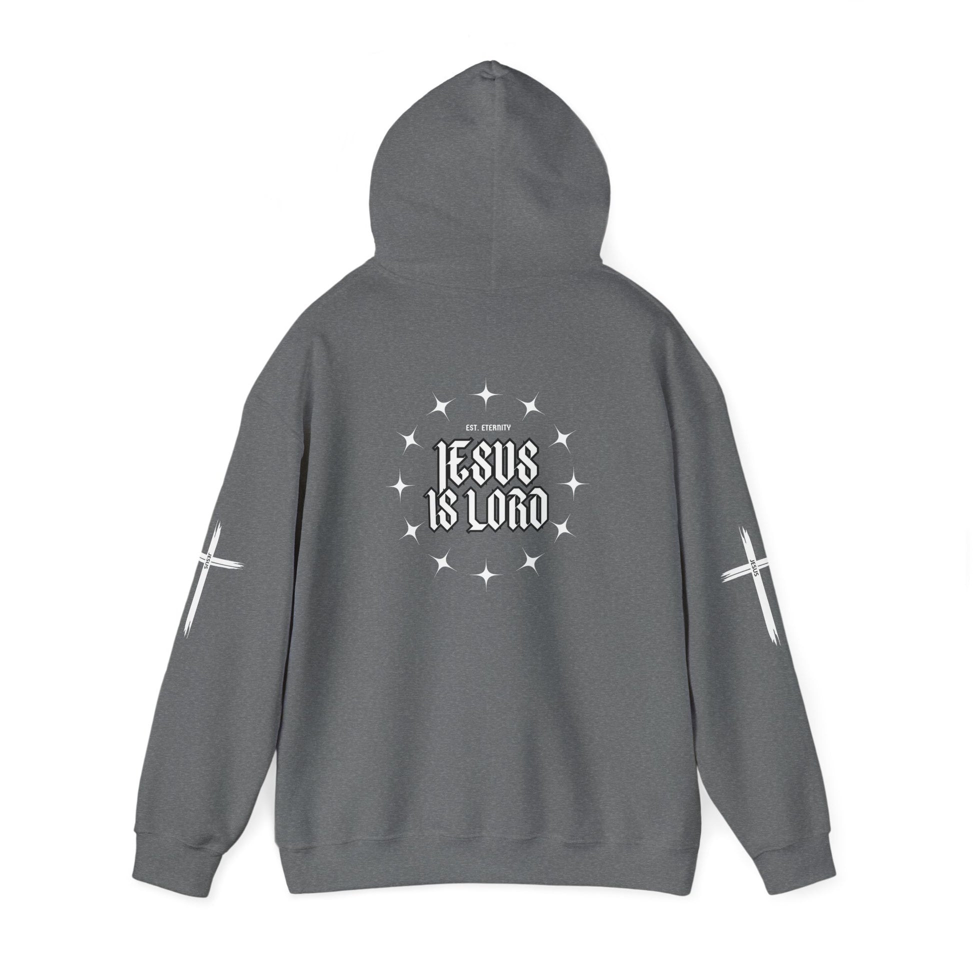 Unisex Heavy Hooded Sweatshirt - Jesus Is Lord Design