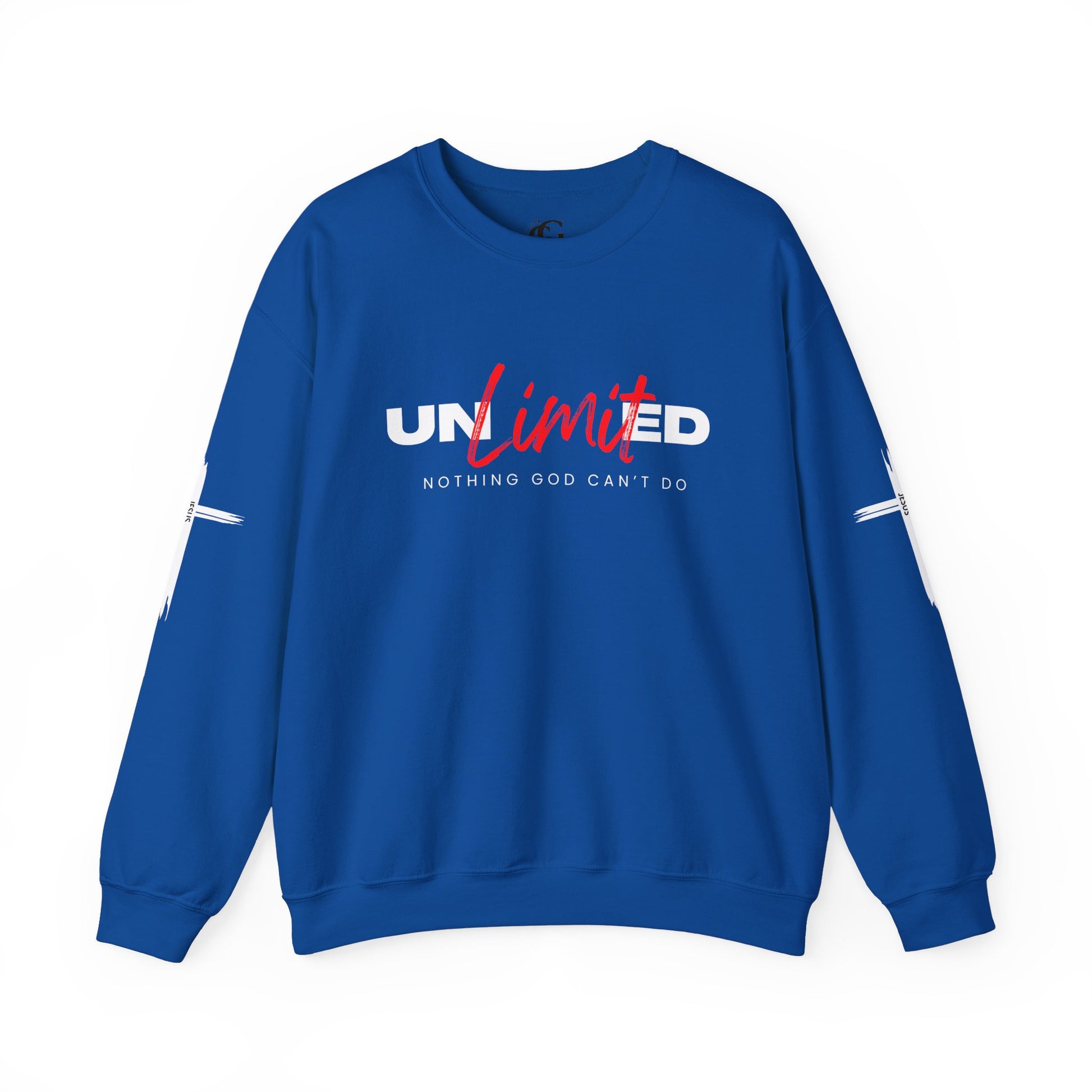 Unlimited "Nothing God Can't Do" Crewneck Sweatshirt - Motivational Everyday Wear