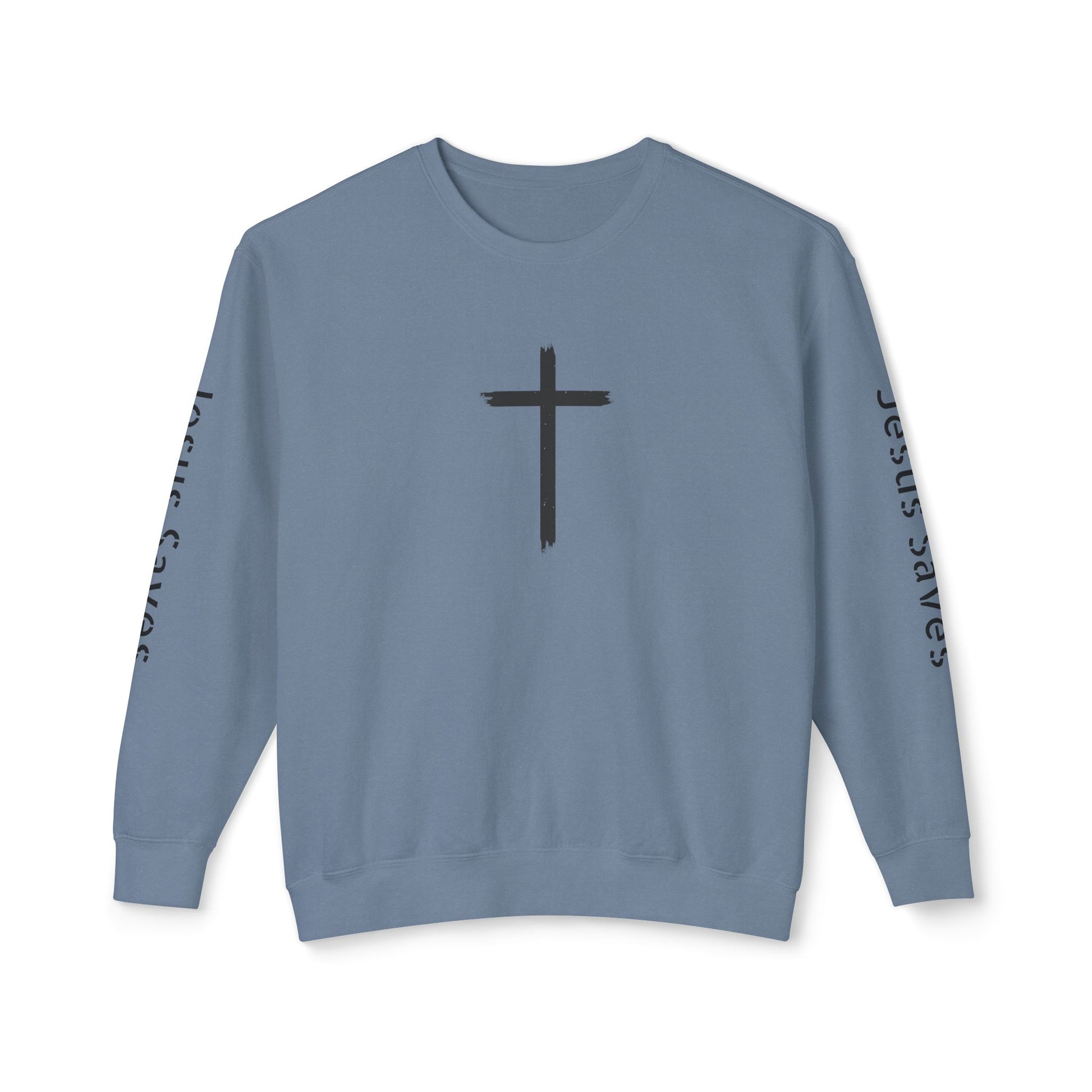 Inspirational Unisex Crewneck Sweatshirt - Glory Gear 'Jesus Saves' Design