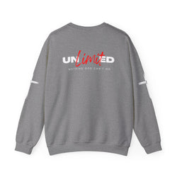 Collection of Unlimited "Nothing God Can't Do" Crewneck Sweatshirt - Motivational Everyday Wear in a gallery layout