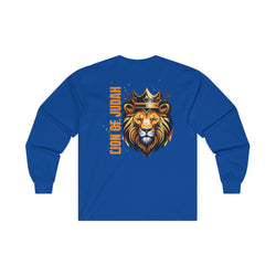 Collection of Lion of Judah Long Sleeve Tee - Unisex Ultra Cotton Shirt in a gallery layout