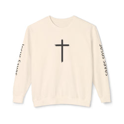 Collection of Inspirational Unisex Crewneck Sweatshirt - Glory Gear 'Jesus Saves' Design in a gallery layout