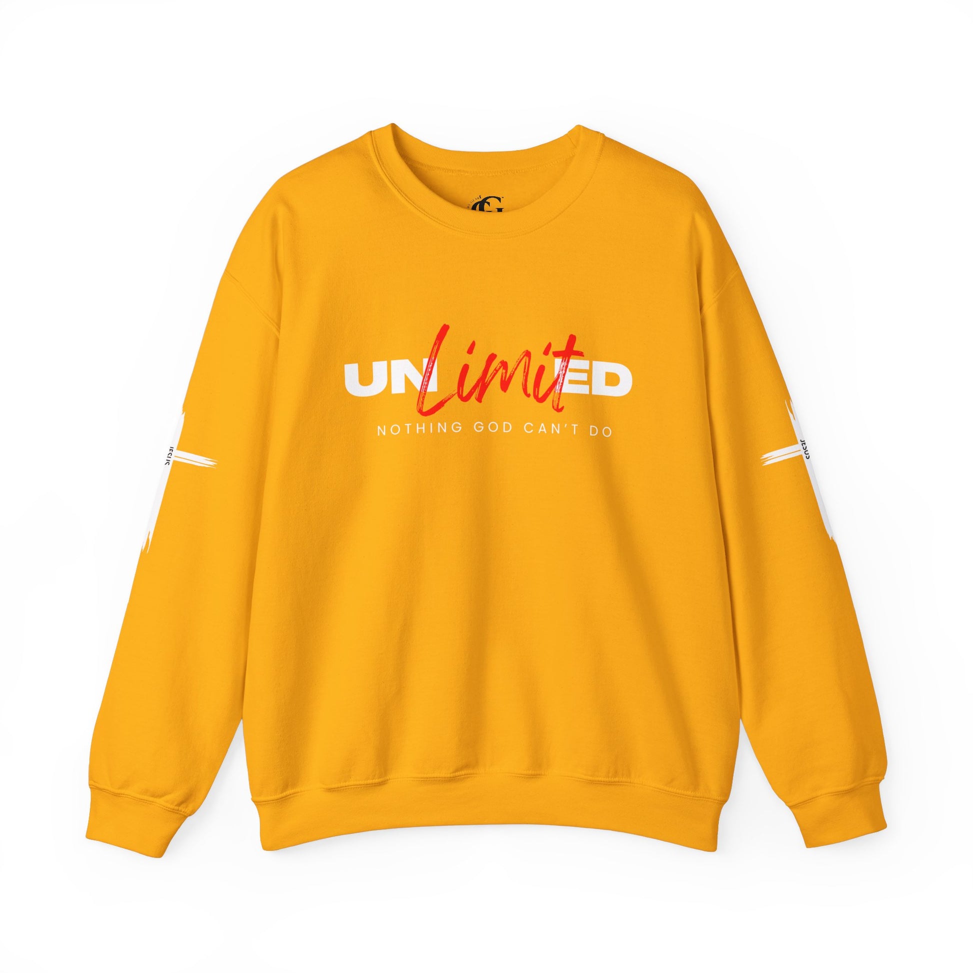 Unlimited "Nothing God Can't Do" Crewneck Sweatshirt - Motivational Everyday Wear