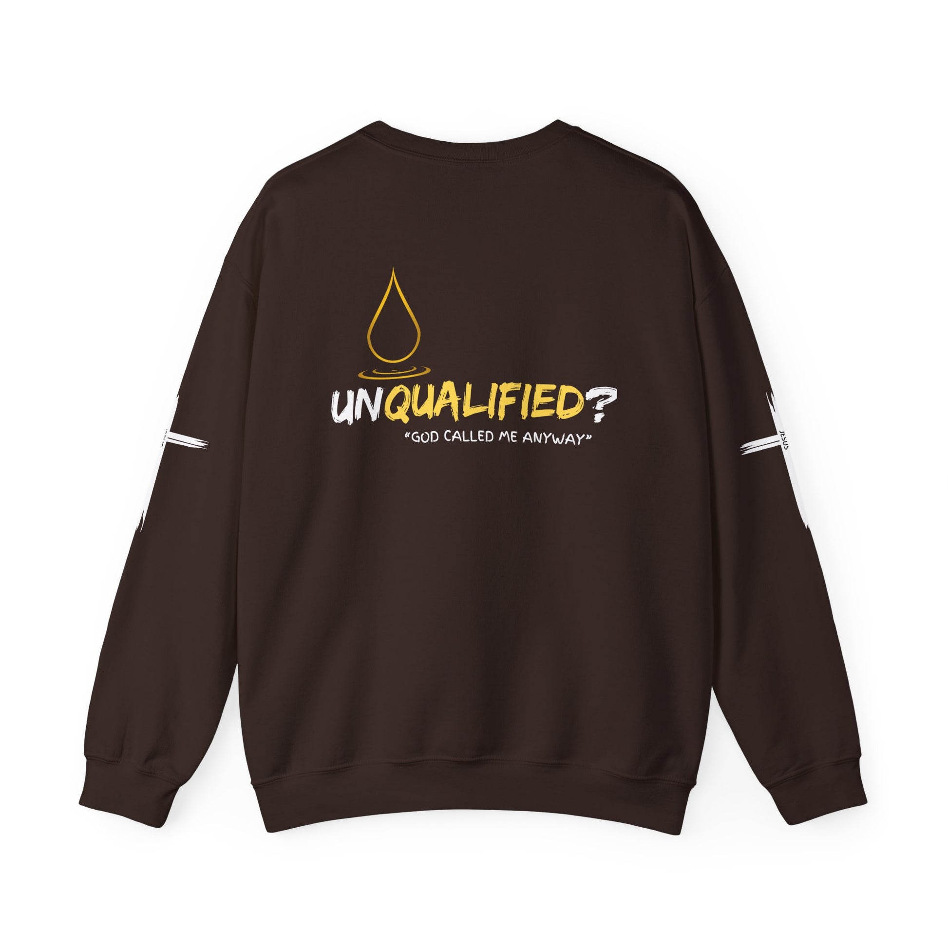 QUALIFIED "God Called Me Anyway" Unisex Crewneck Sweatshirt - Cozy Motivational Apparel