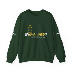 Collection of QUALIFIED "God Called Me Anyway" Unisex Crewneck Sweatshirt - Cozy Motivational Apparel in a gallery layout