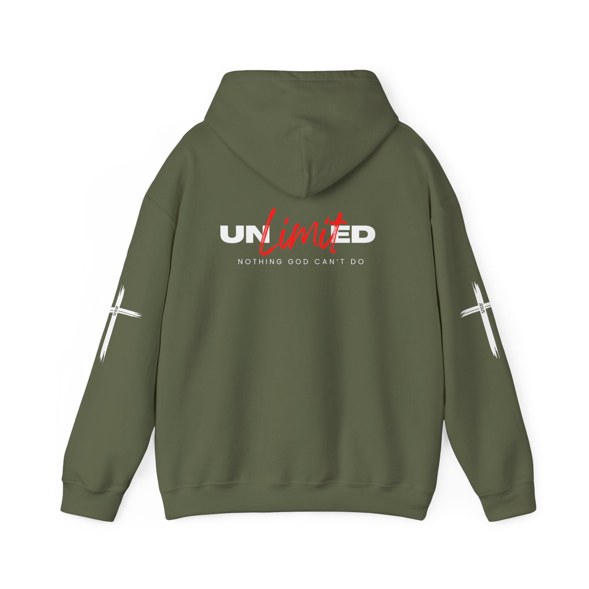 "UNLIMITED: Nothing God Can't Do" - Faith-Inspired Hoodie