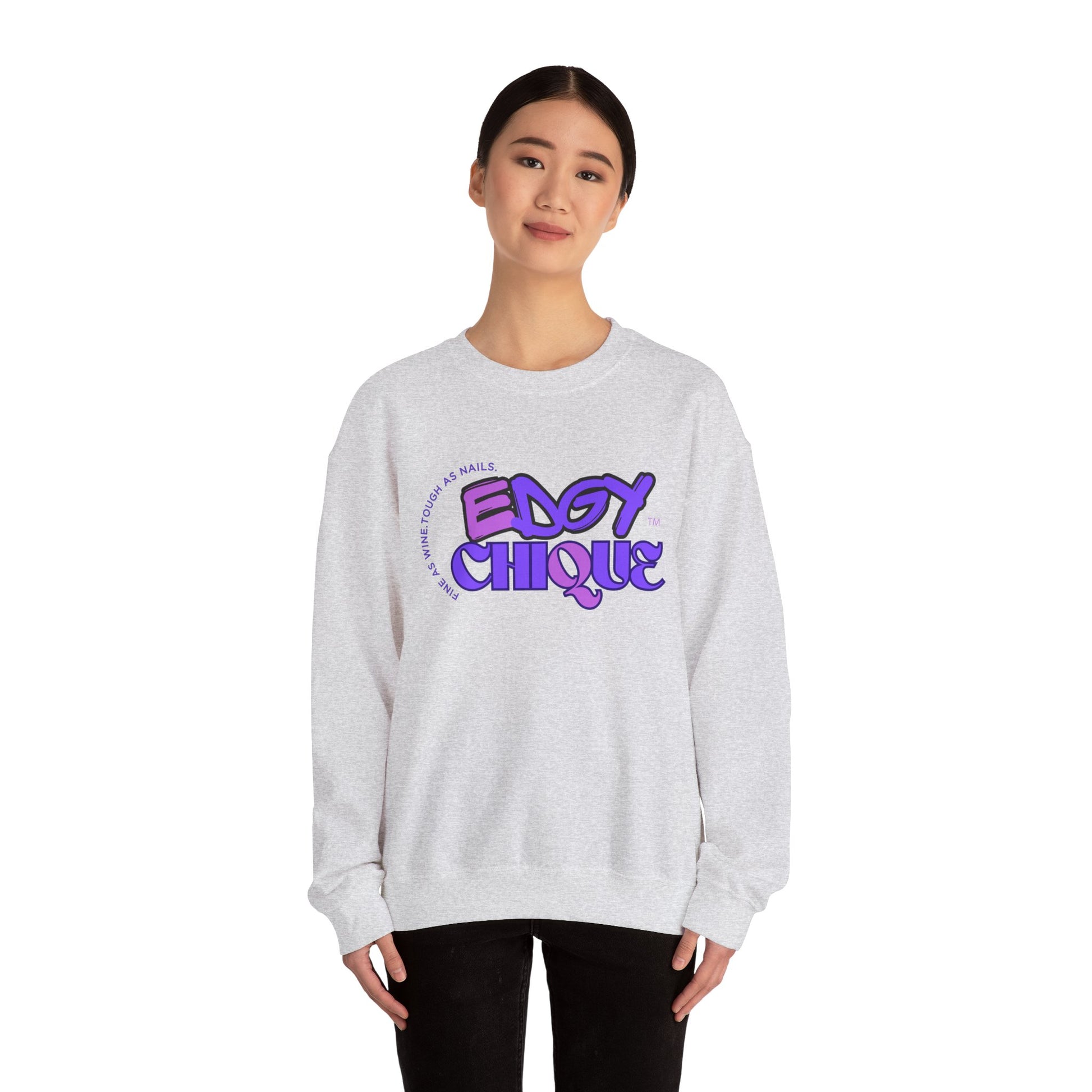 Edgy Chique Unisex Heavy Blend™ Crewneck Sweatshirt - Trendy & Comfortable Apparel