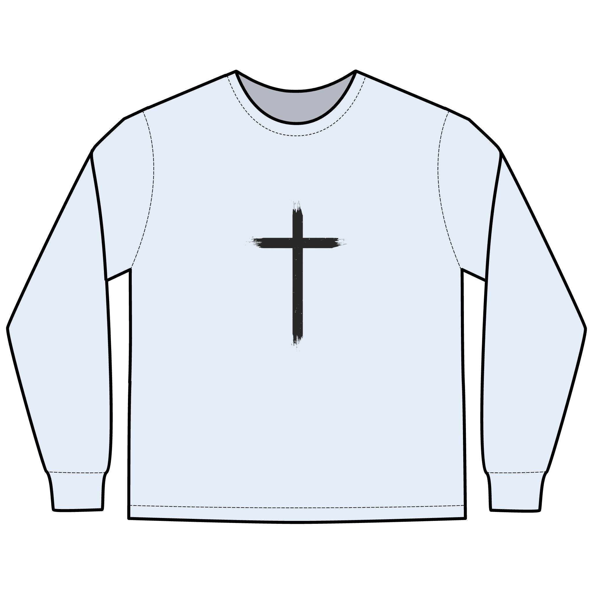 Collection of Glory Gear-Unisex Long Sleeve T-Shirt - Hallelujah Born Great - ComfortWash® in a gallery layout