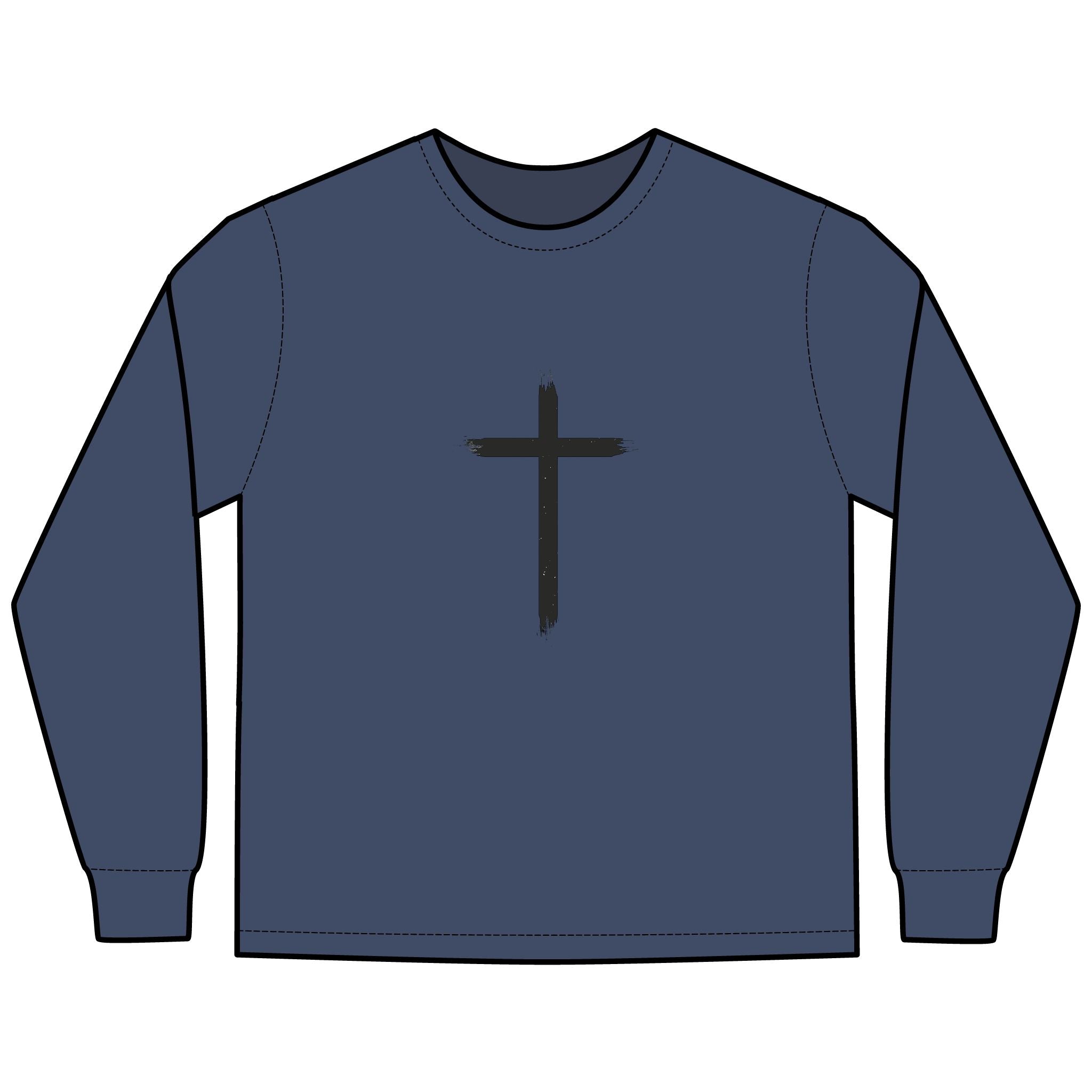 Collection of Glory Gear-Unisex Long Sleeve T-Shirt - Hallelujah Born Great - ComfortWash® in a gallery layout