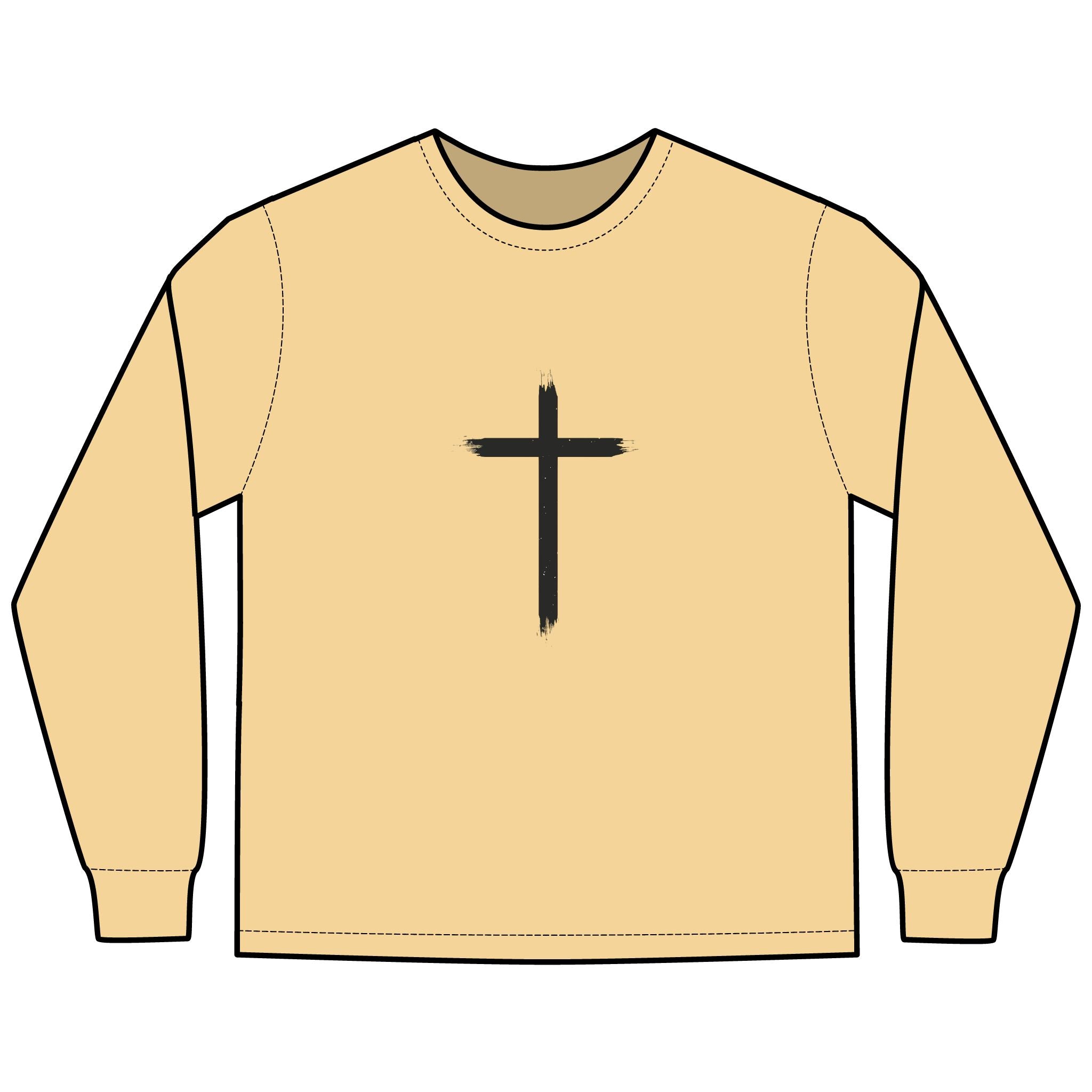 Collection of Glory Gear-Unisex Long Sleeve T-Shirt - Hallelujah Born Great - ComfortWash® in a gallery layout