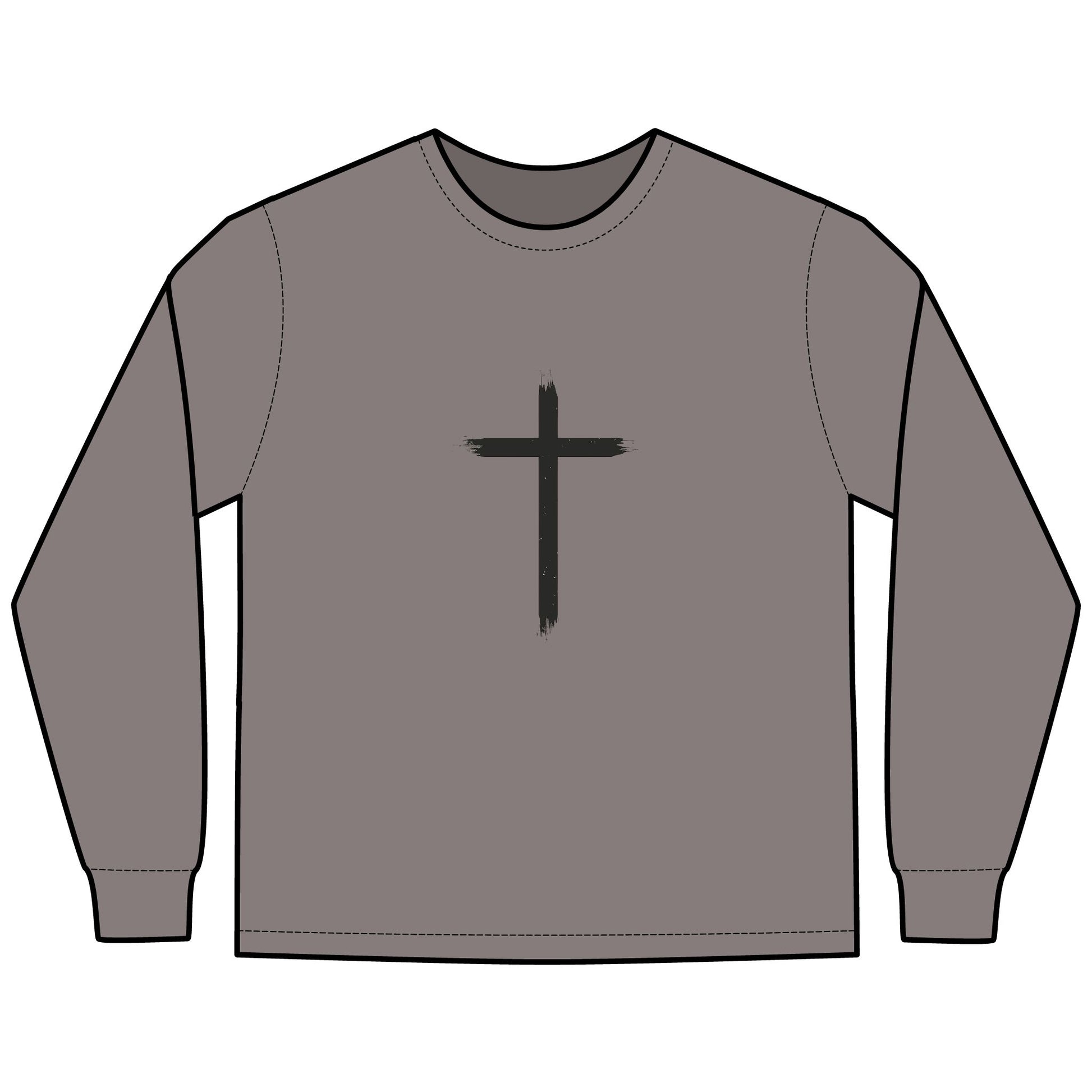 Glory Gear-Unisex Long Sleeve T-Shirt - Hallelujah Born Great - ComfortWash®