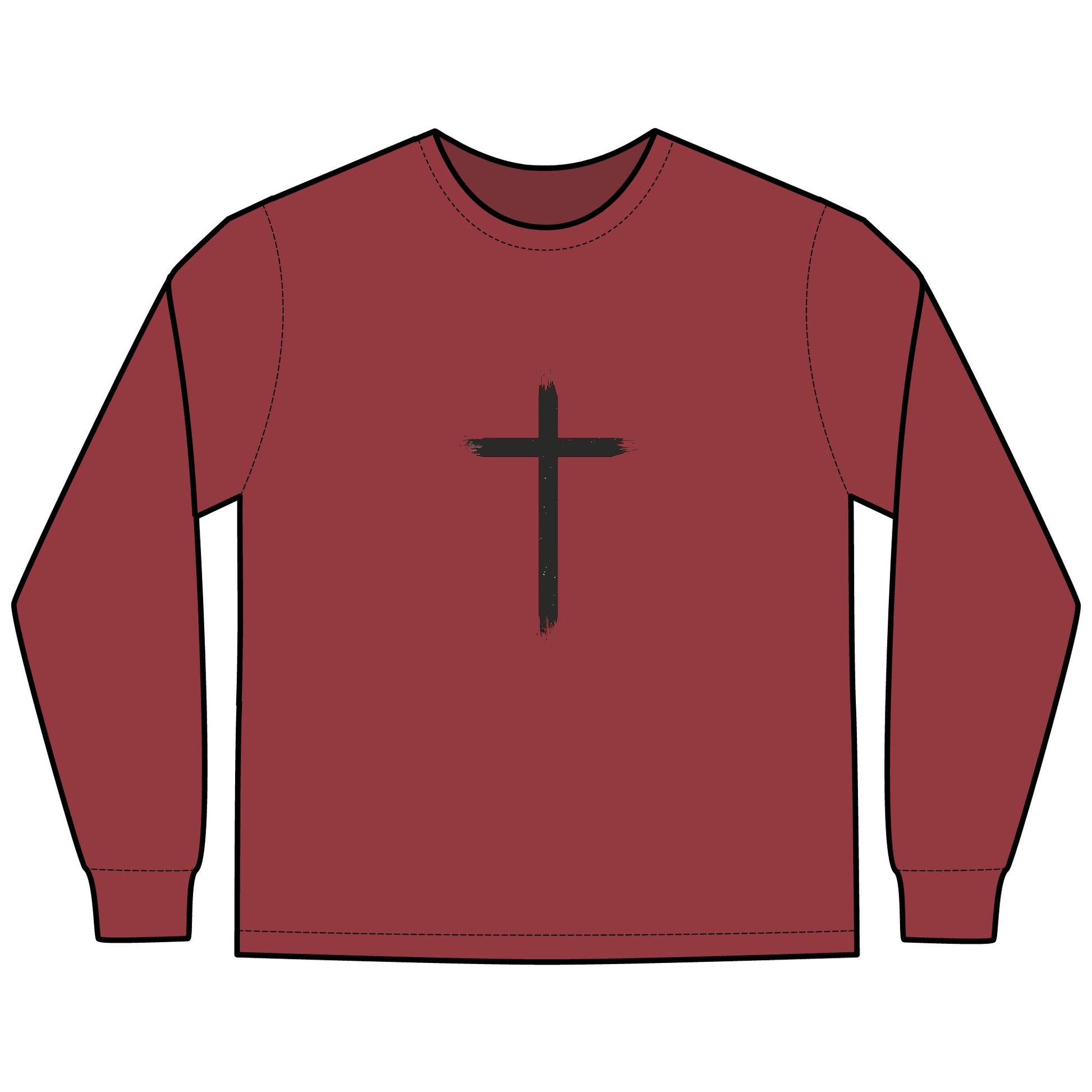 Glory Gear-Unisex Long Sleeve T-Shirt - Hallelujah Born Great - ComfortWash®