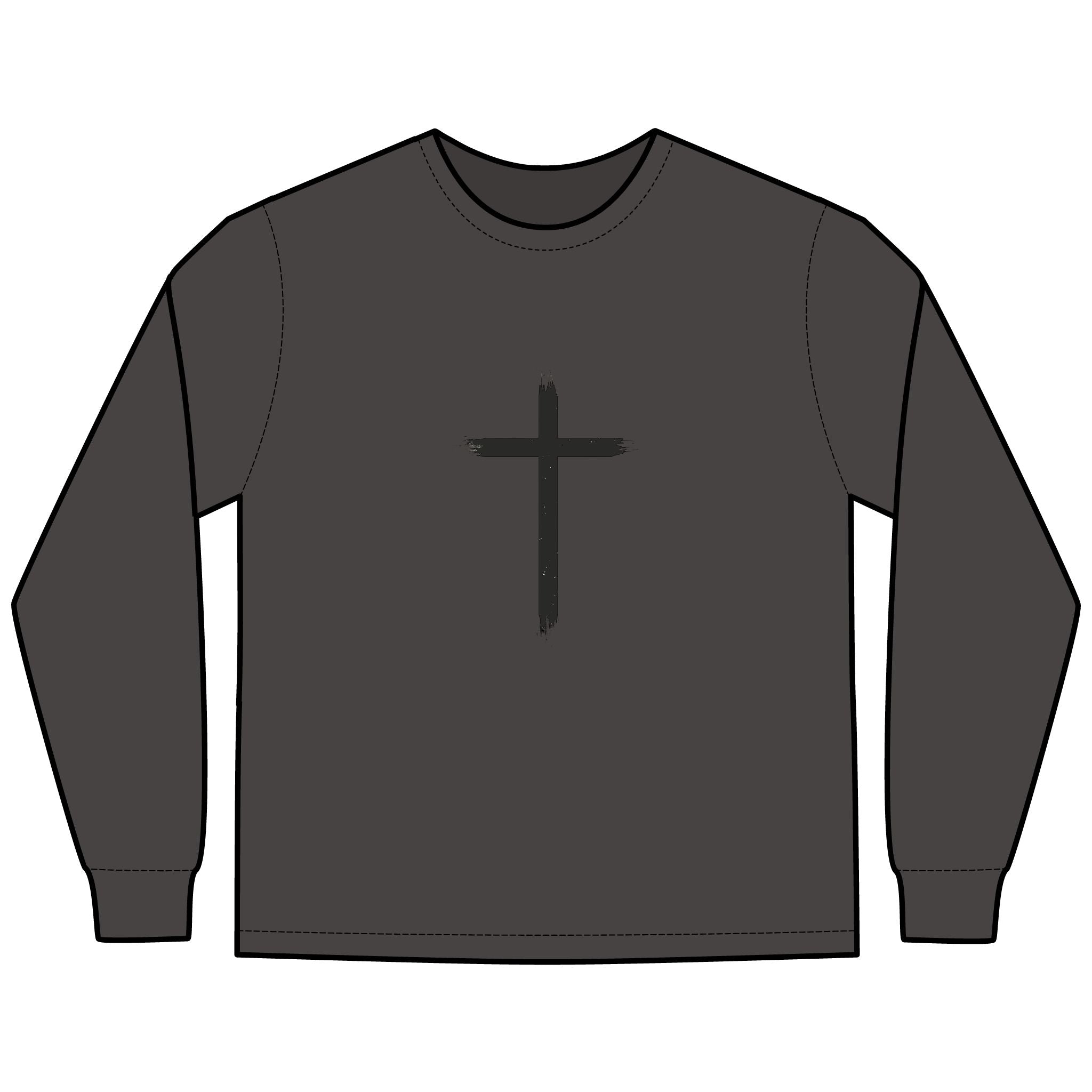 Collection of Glory Gear-Unisex Long Sleeve T-Shirt - Hallelujah Born Great - ComfortWash® in a gallery layout