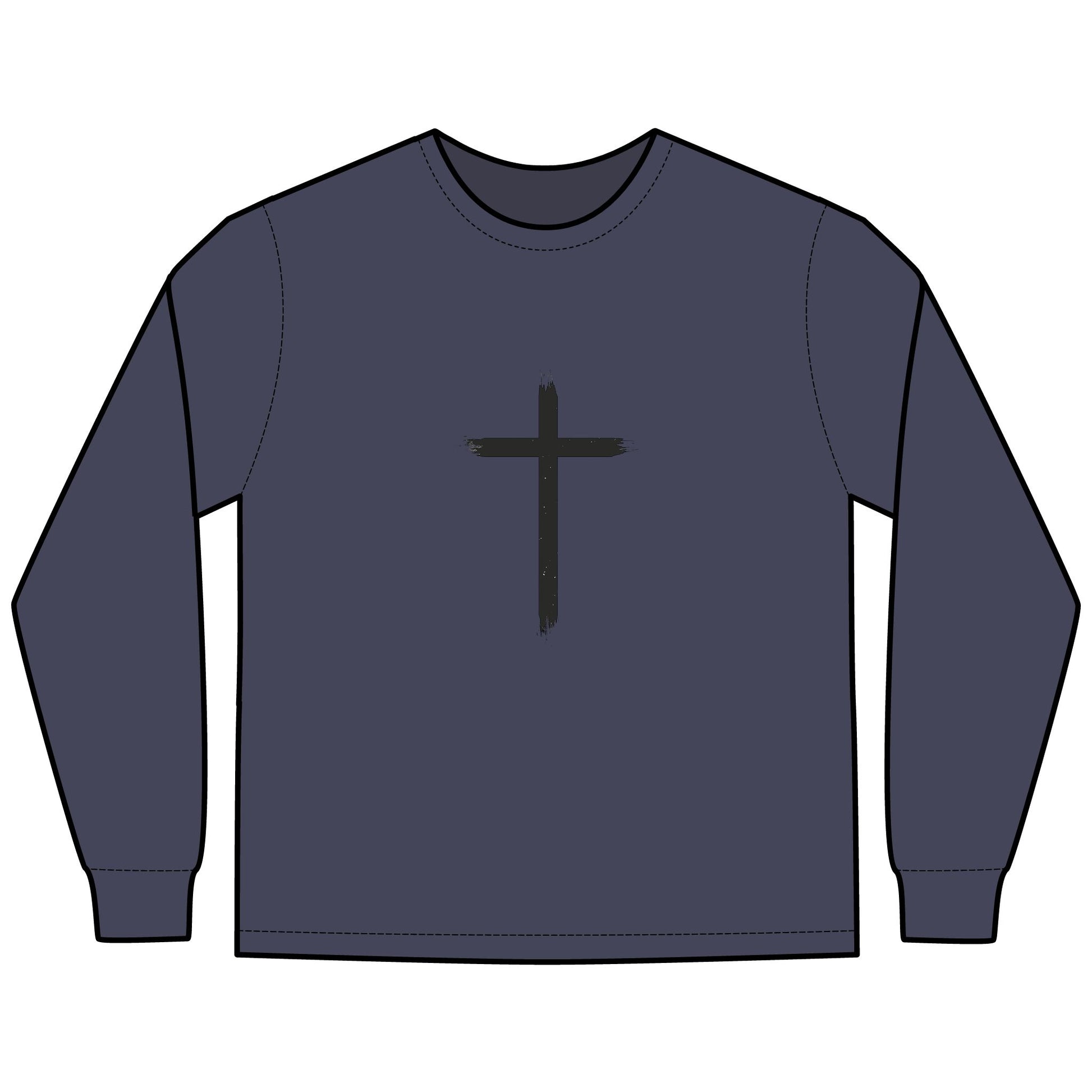 Glory Gear-Unisex Long Sleeve T-Shirt - Hallelujah Born Great - ComfortWash®