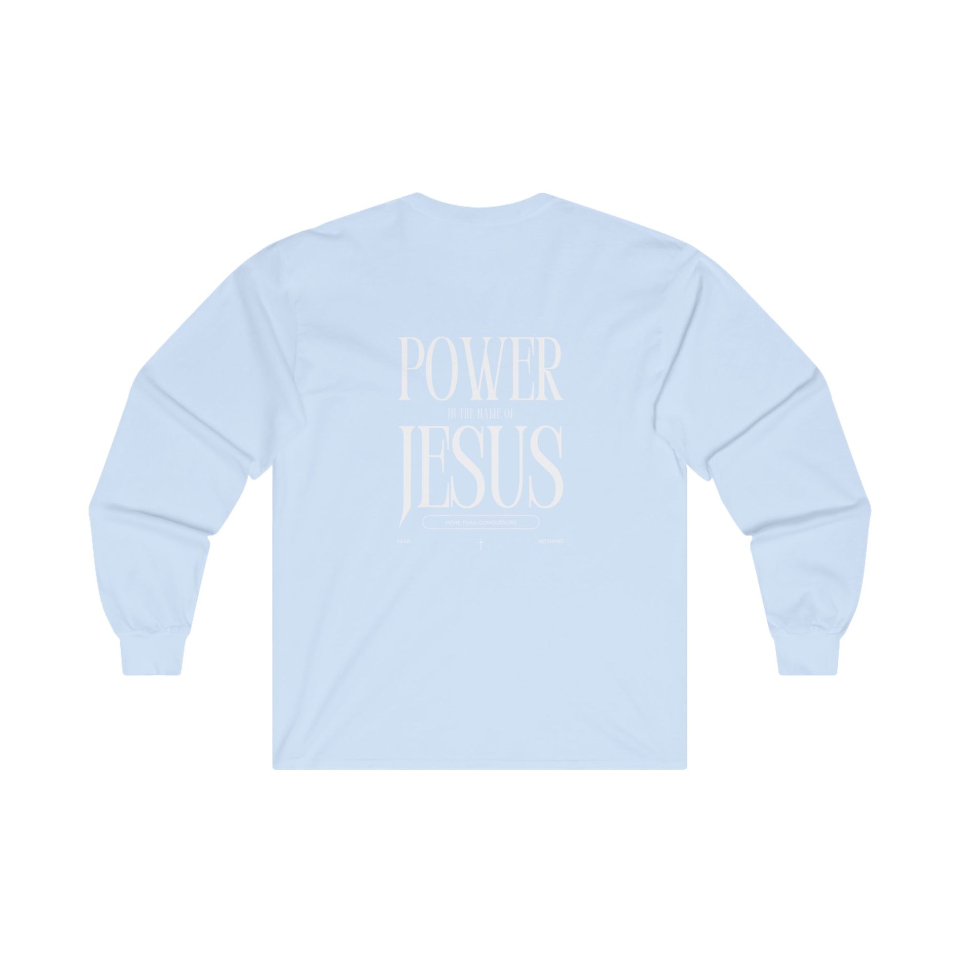 Power in the Name of Jesus Unisex Long Sleeve Tee - Faith-Based Spiritual Apparel