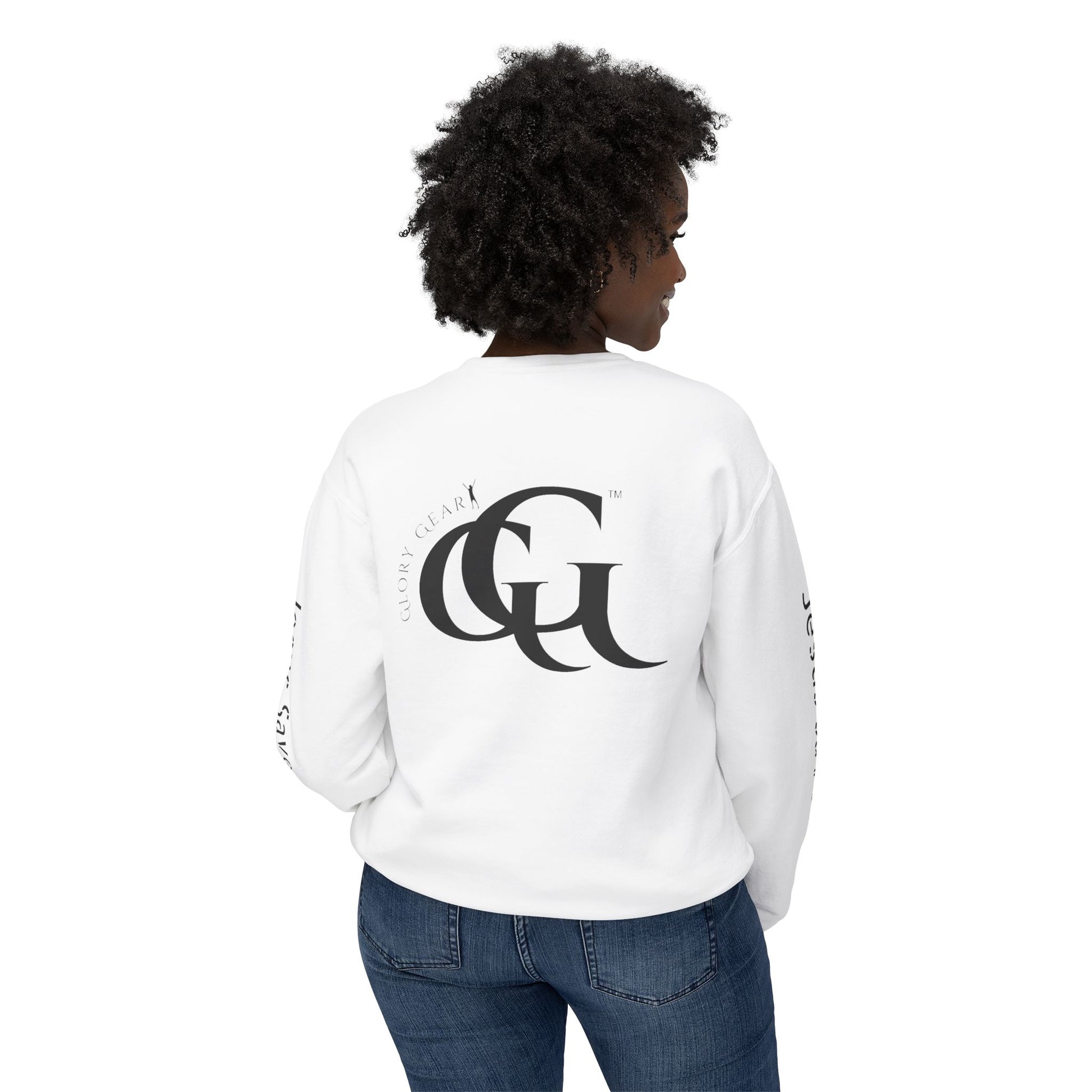 Inspirational Unisex Crewneck Sweatshirt - Glory Gear 'Jesus Saves' Design