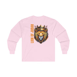 Collection of Lion of Judah Long Sleeve Tee - Unisex Ultra Cotton Shirt in a gallery layout