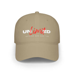 Collection of Unlimited "Nothing God Can't Do" Baseball Cap in a gallery layout