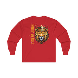 Collection of Lion of Judah Long Sleeve Tee - Unisex Ultra Cotton Shirt in a gallery layout