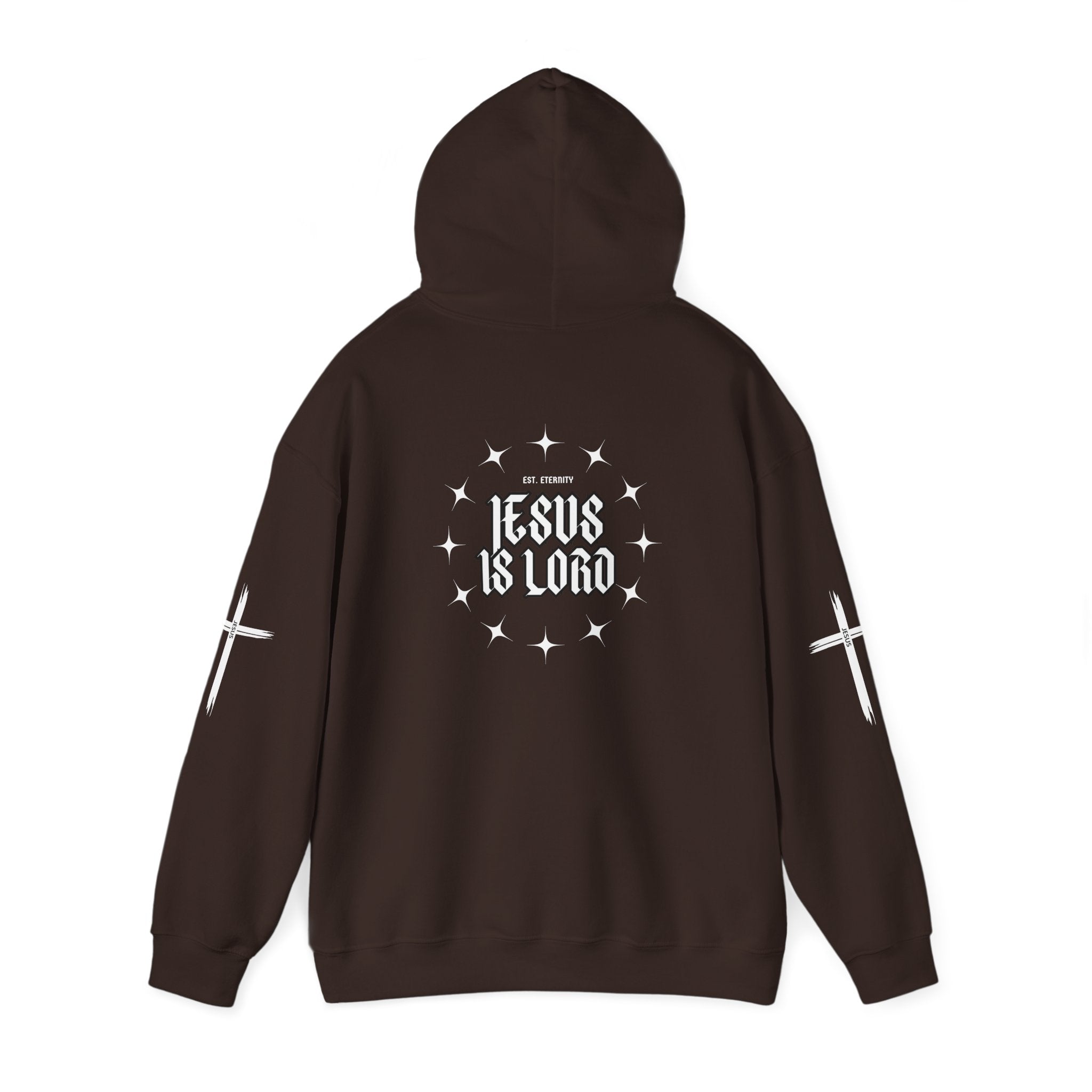 Collection of Unisex Heavy Hooded Sweatshirt - Jesus Is Lord Design in a gallery layout