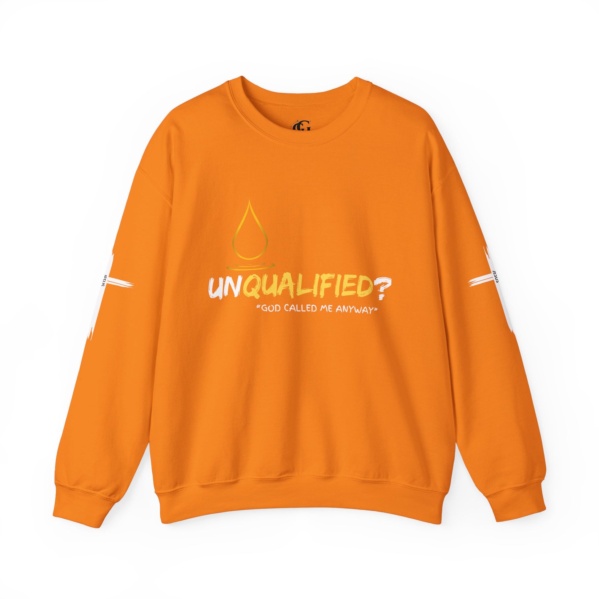 QUALIFIED "God Called Me Anyway" Unisex Crewneck Sweatshirt - Cozy Motivational Apparel