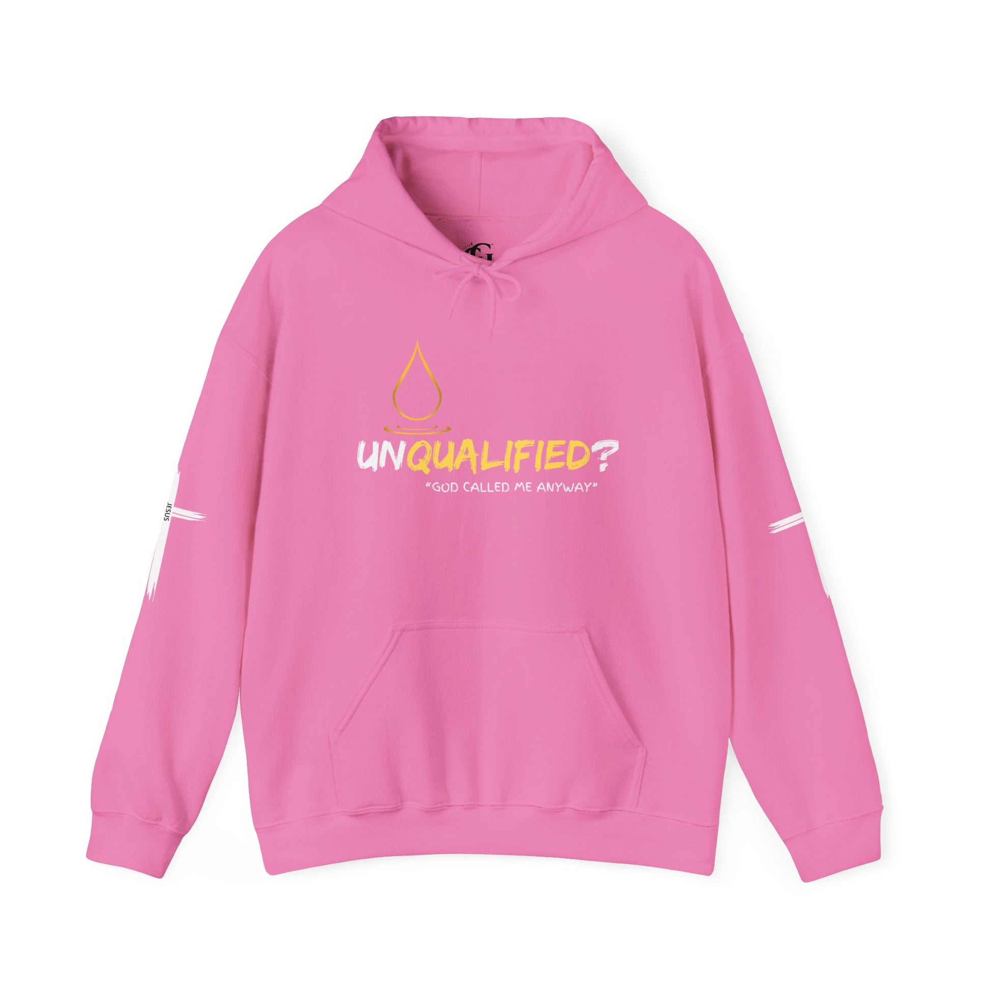 Unisex Hoodie: Unqualified? God Called Me Anyway - Faith-Inspired Apparel