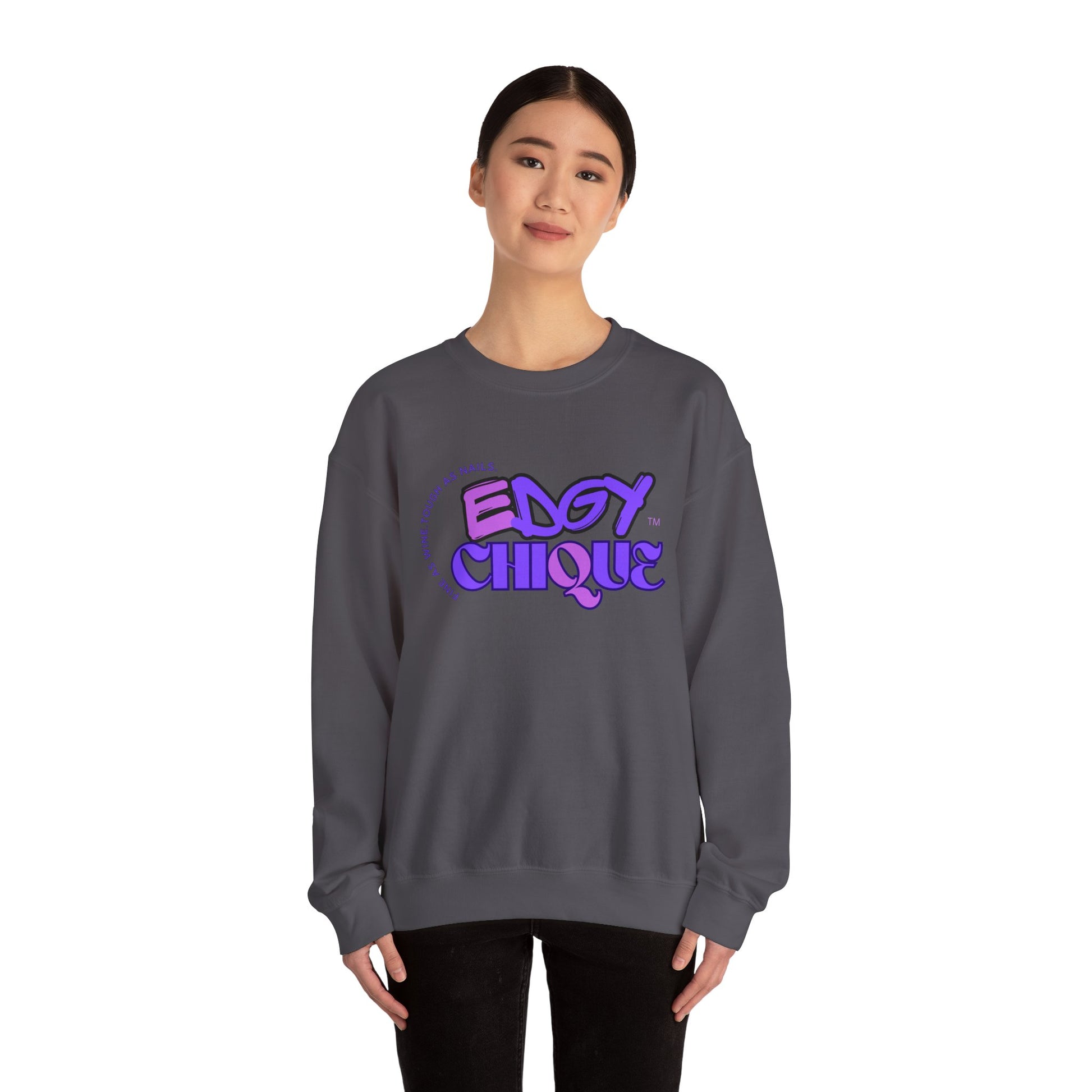 Edgy Chique Unisex Heavy Blend™ Crewneck Sweatshirt - Trendy & Comfortable Apparel