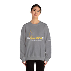 Collection of QUALIFIED "God Called Me Anyway" Unisex Crewneck Sweatshirt - Cozy Motivational Apparel in a gallery layout