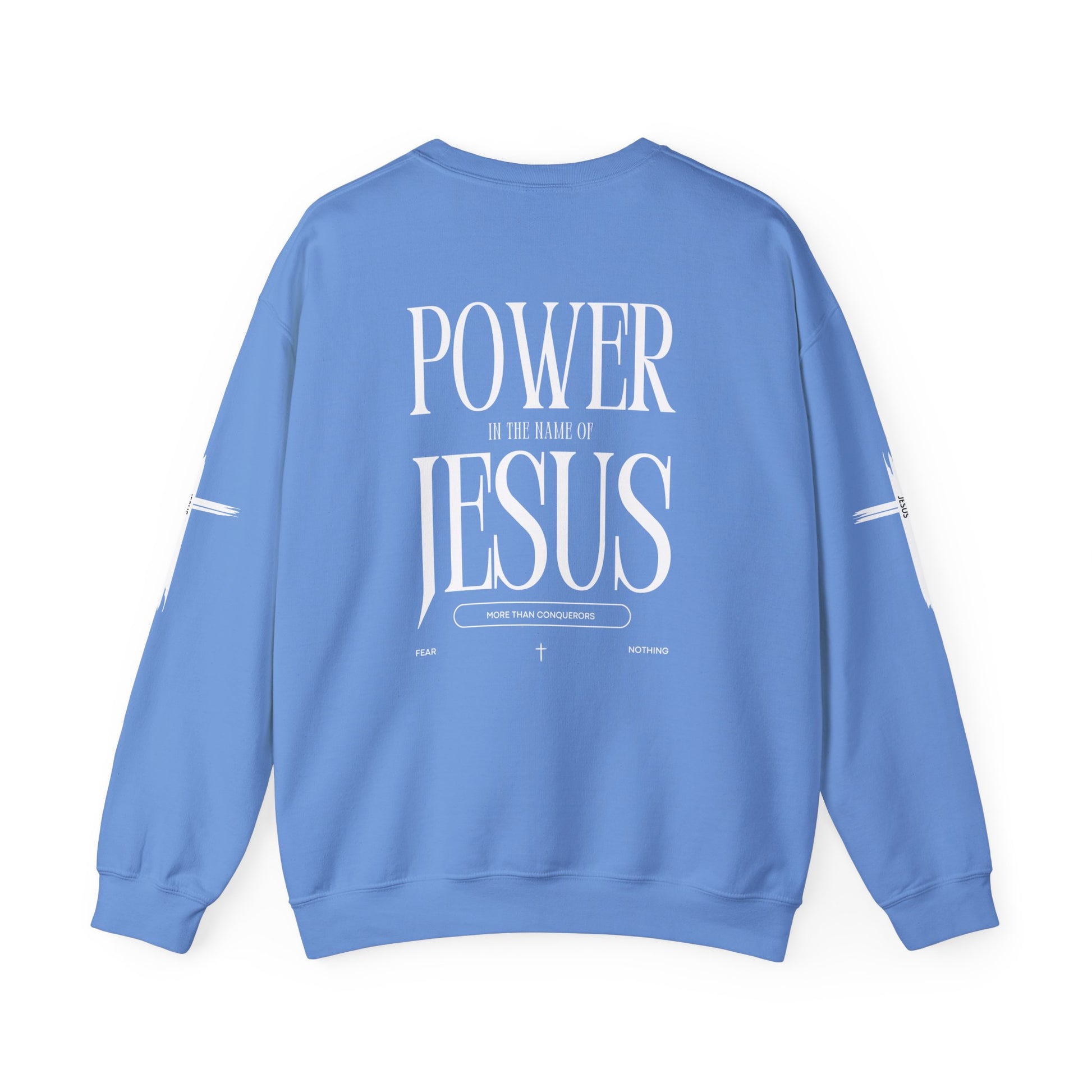 Power In the Name of Jesus Unisex Crewneck Sweatshirt for Comfort Lovers